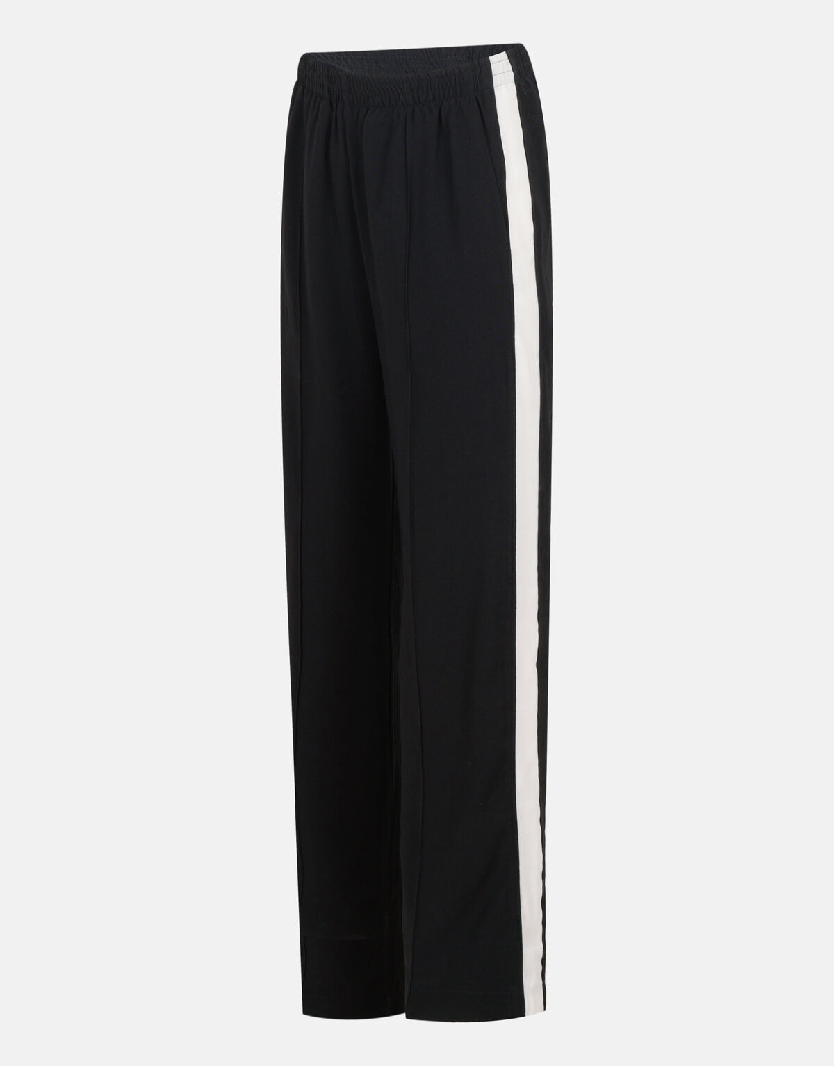 Sporty Wide Leg Broek Zwart SHOEBY WOMEN