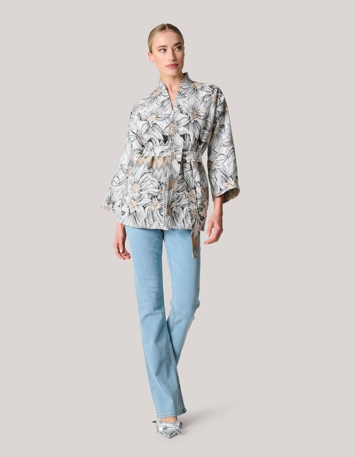 Bedruckter Kimono Zand SHOEBY WOMEN