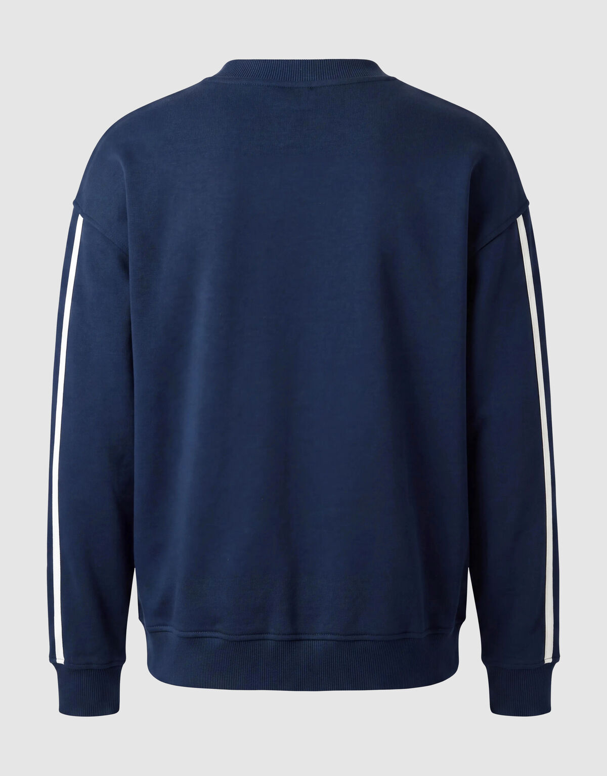 Gestreifter Pullover mit Stickerei Dunkelblau SHOEBY BOYS