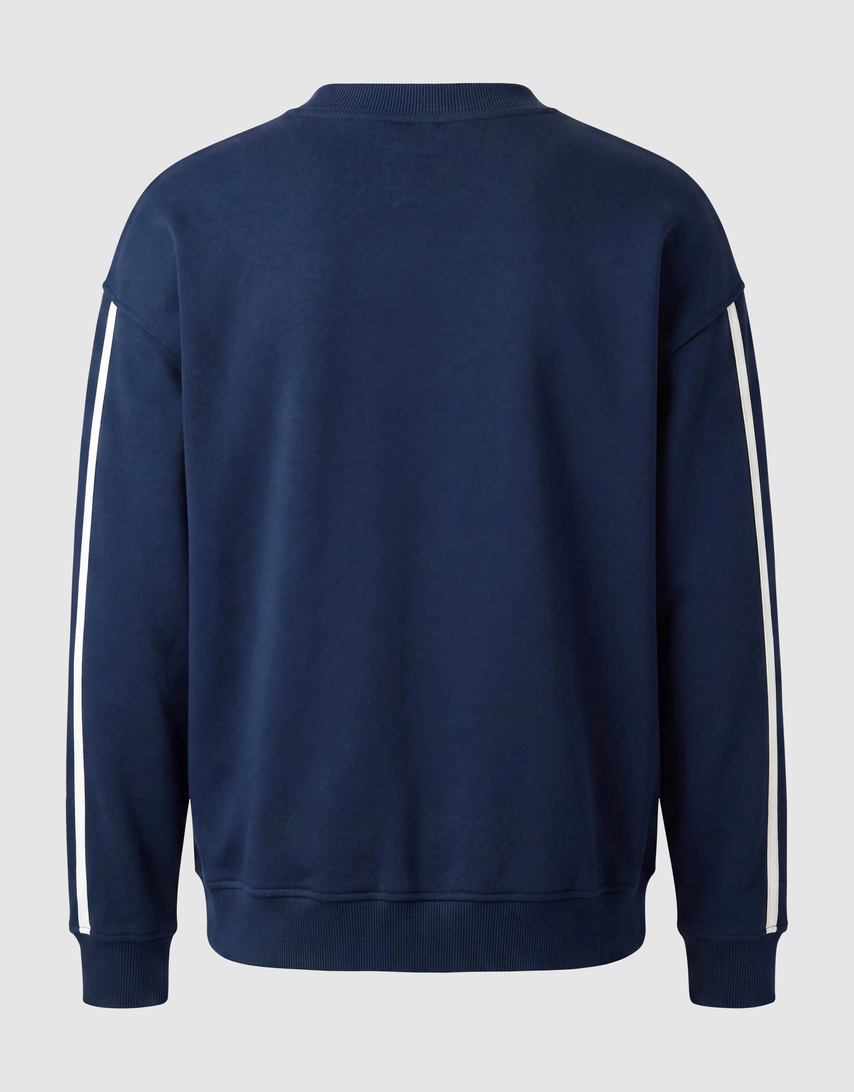 Gestreifter Pullover mit Stickerei Dunkelblau SHOEBY BOYS
