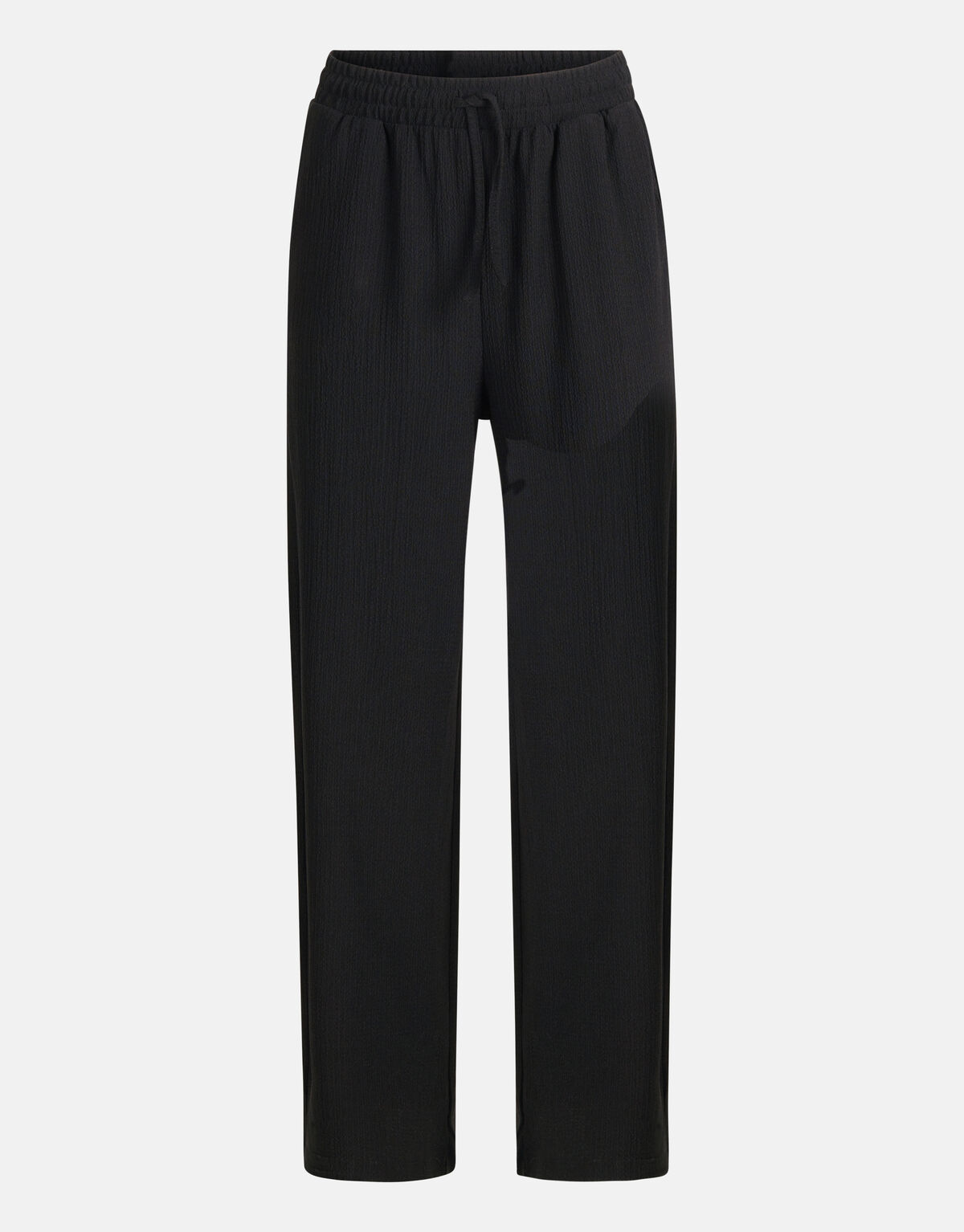 Crinkle-Hose mit weitem Bein Schwarz SHOEBY WOMEN