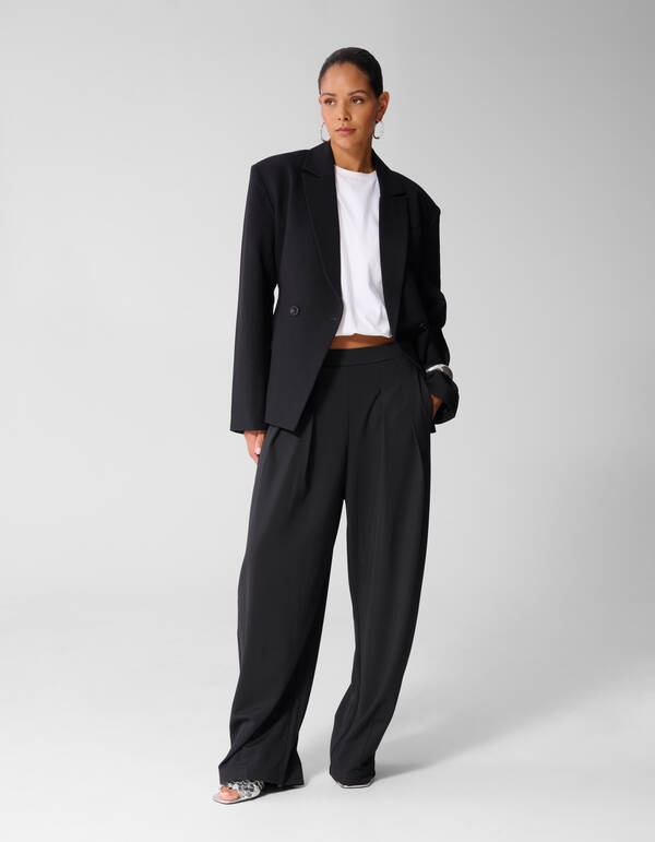 Sporty Barrel Fit Jogger Schwarz SHOEBY WOMEN