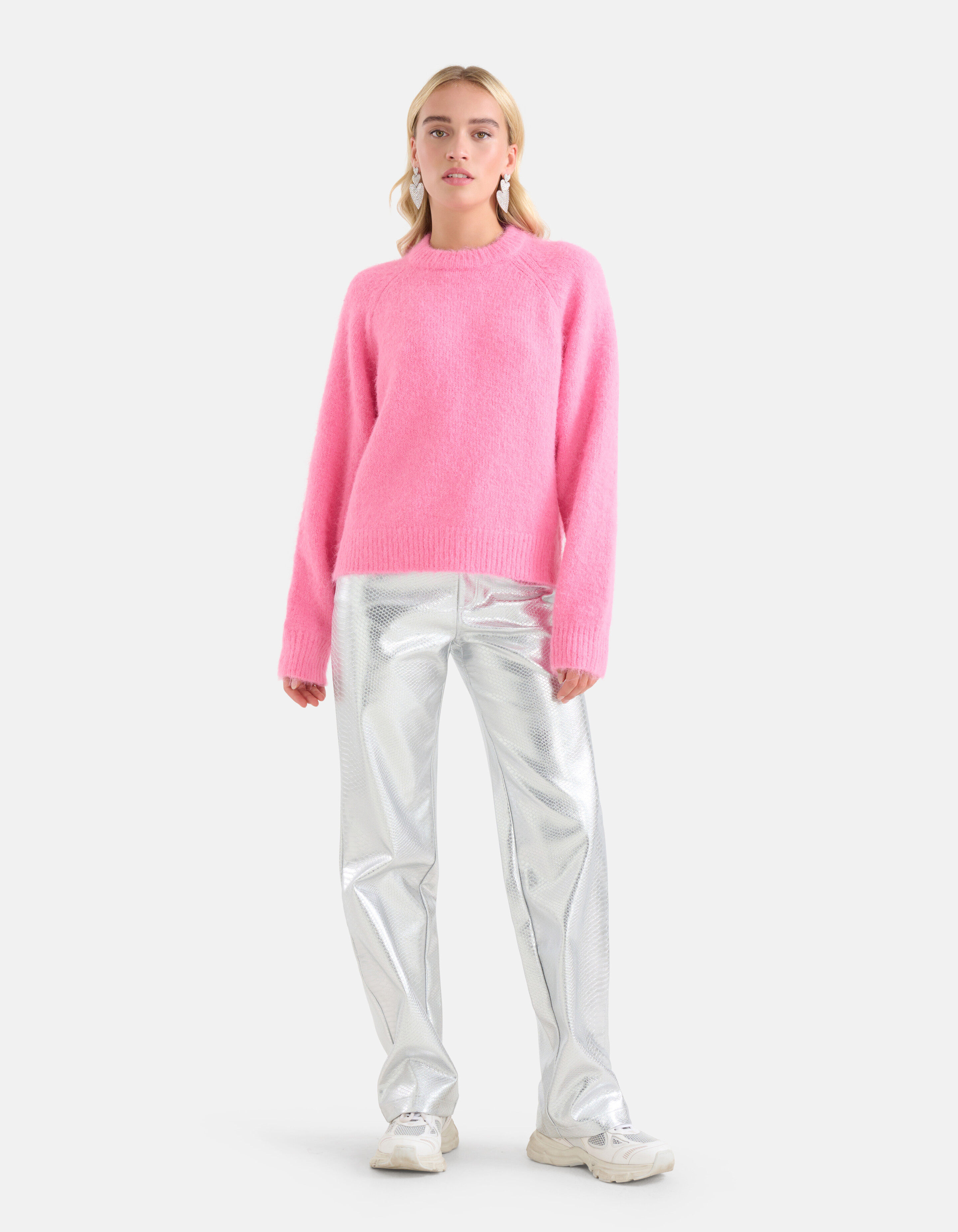 Gestrickter Pullover Rosa von Monica SHOEBY WOMEN