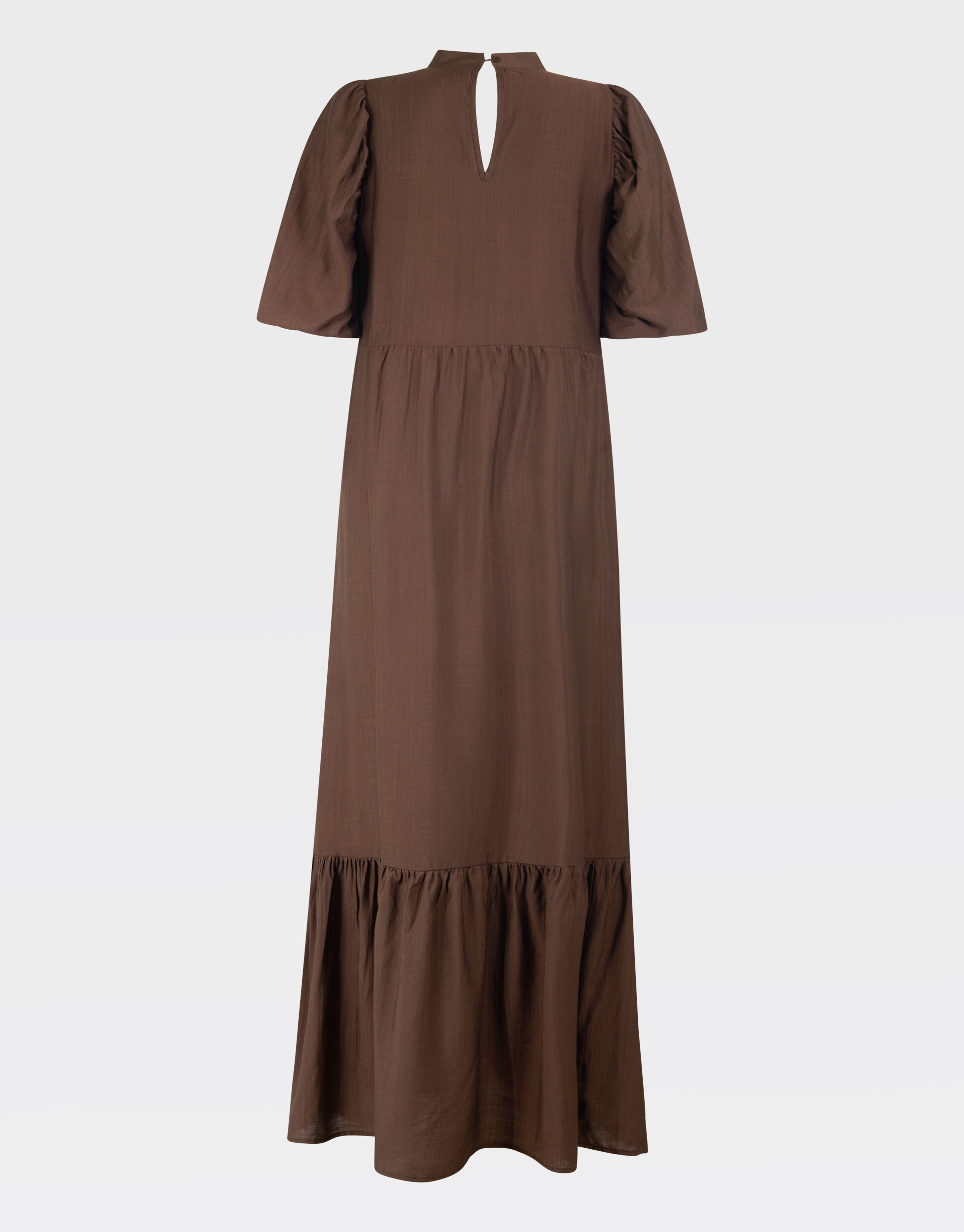 R&uuml;sche Maxikleid Braun SHOEBY WOMEN