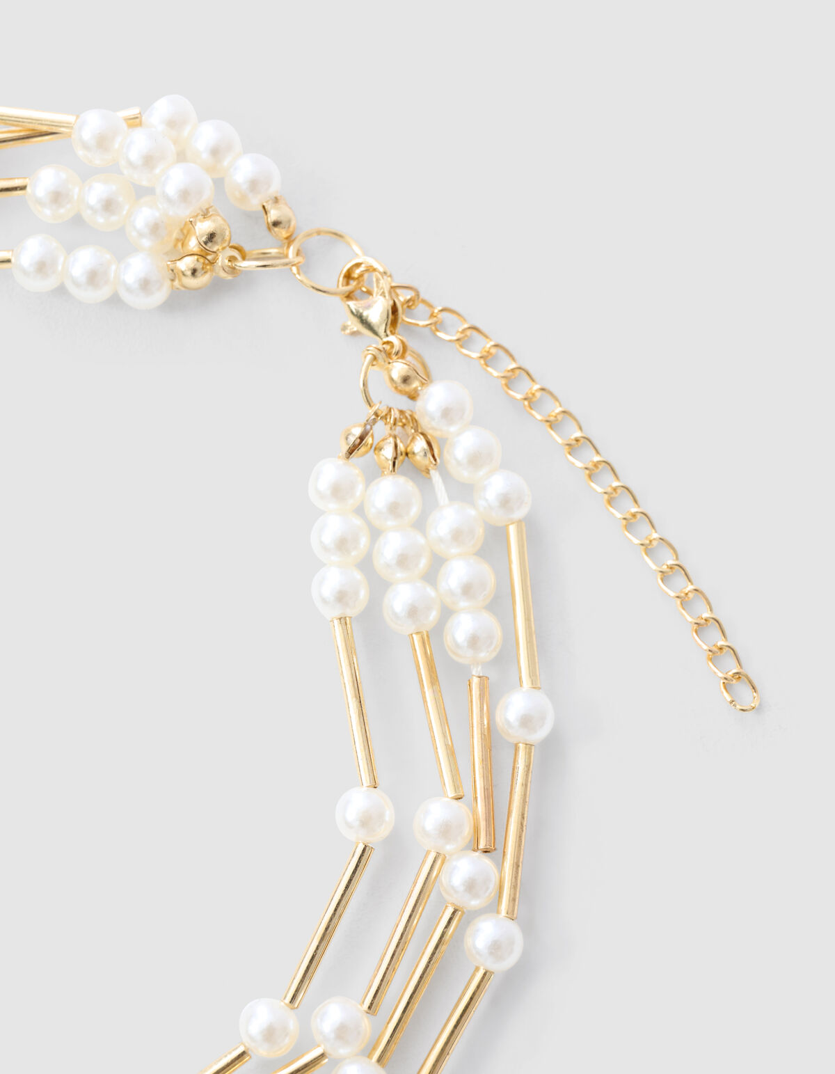 Perlenkette Gold SHOEBY ACCESSOIRES