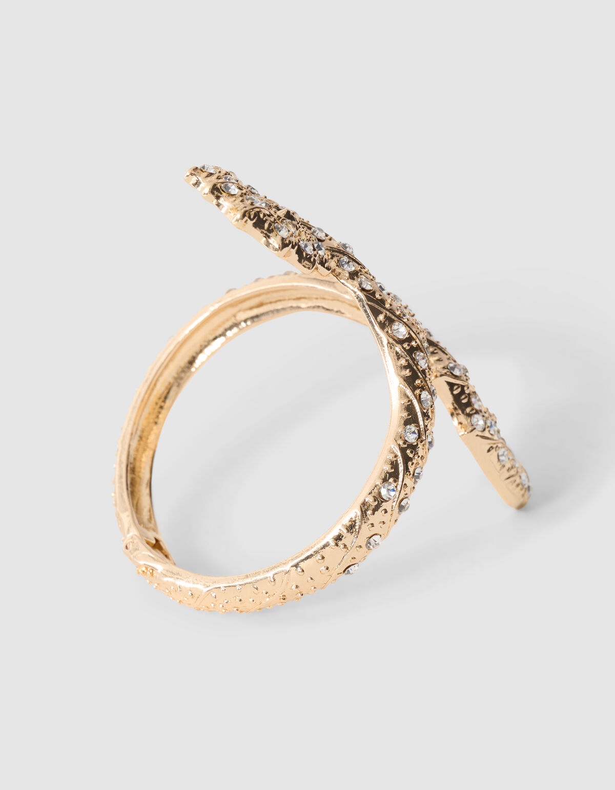 Strass-Muschel-Armband in Gold SHOEBY ACCESSOIRES