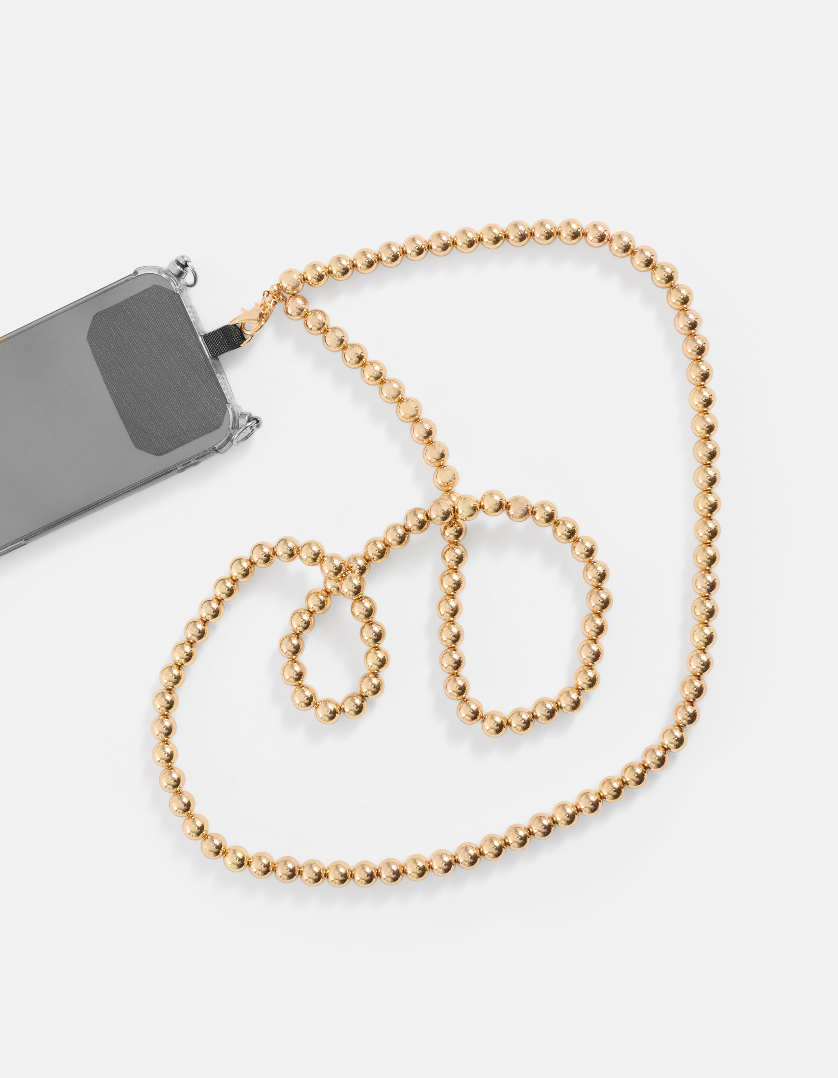 Beaded Telefoonkoord Goud SHOEBY ACCESSOIRES