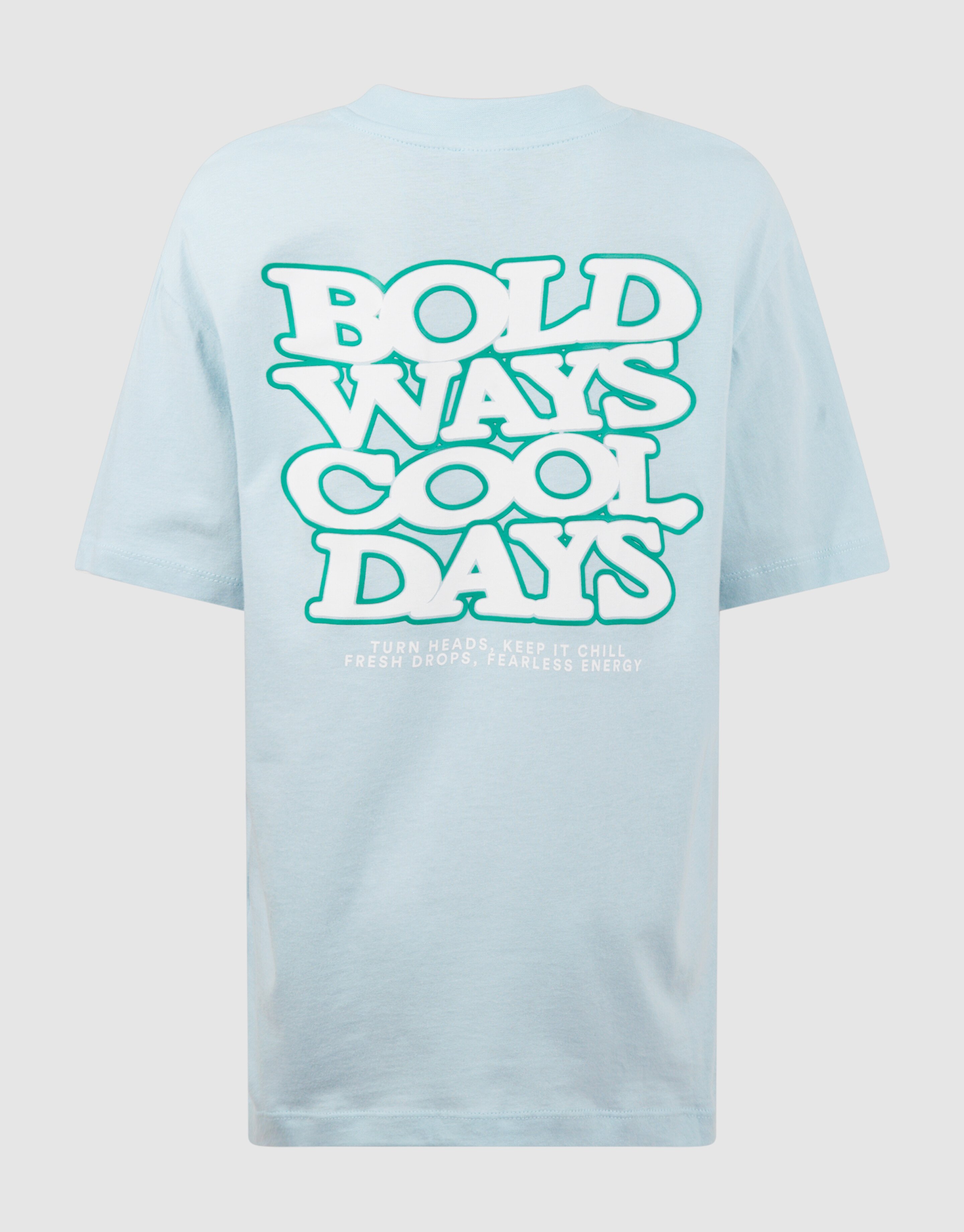 Bold Days Artwork T-Shirt Hellblau SHOEBY BOYS