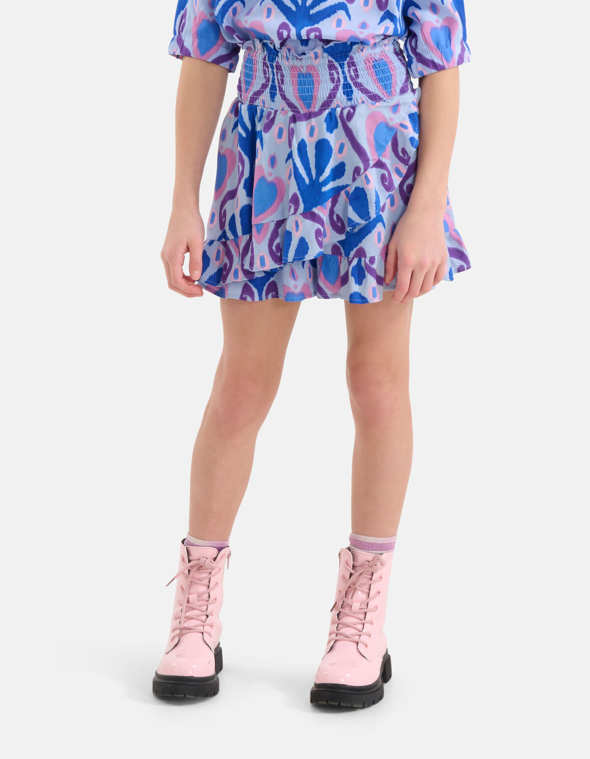 Printed Skort Blauw SHOEBY GIRLS