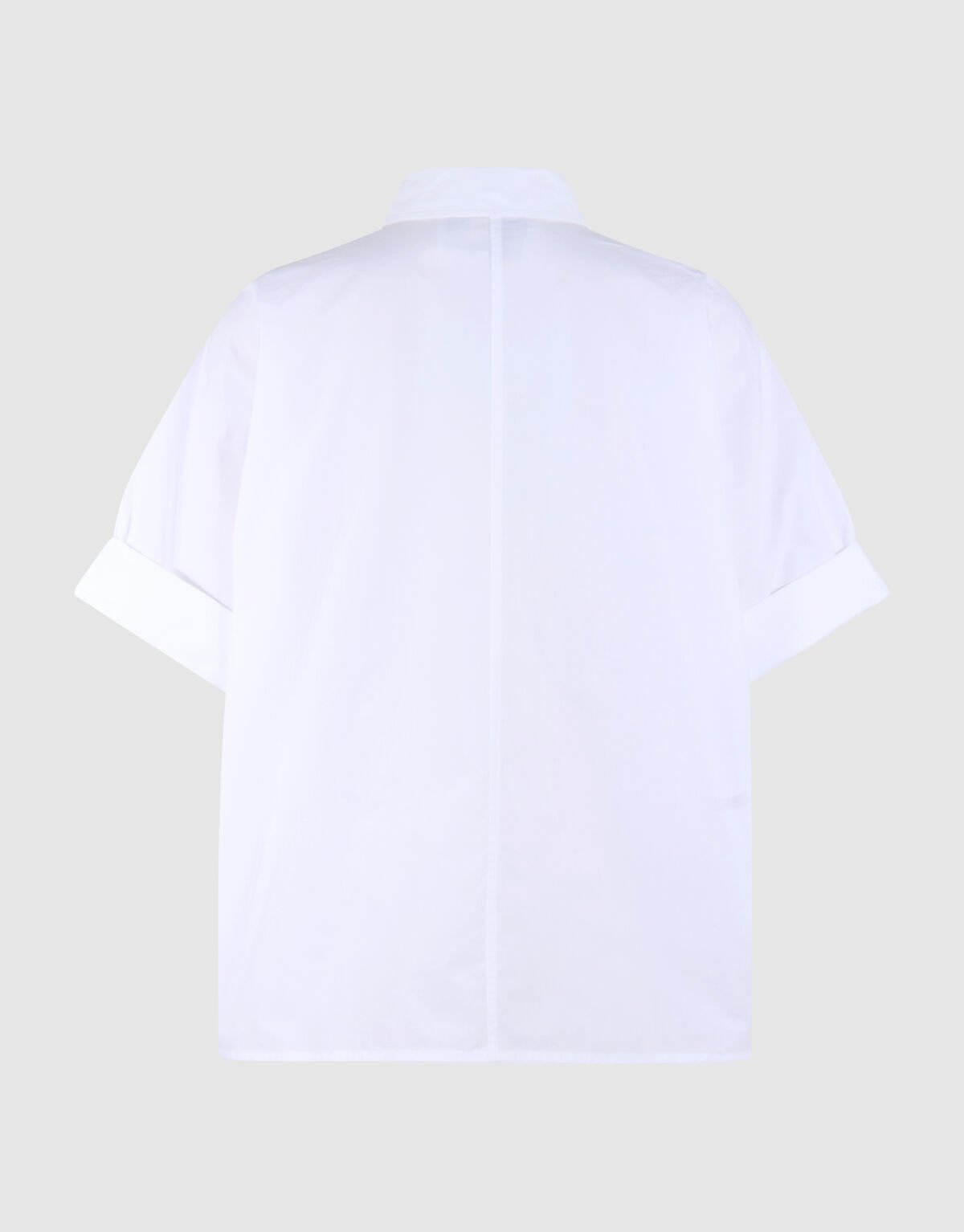 &Uuml;bergro&szlig;e Kurzarmbluse Wei&szlig; von Lonneke SHOEBY WOMEN