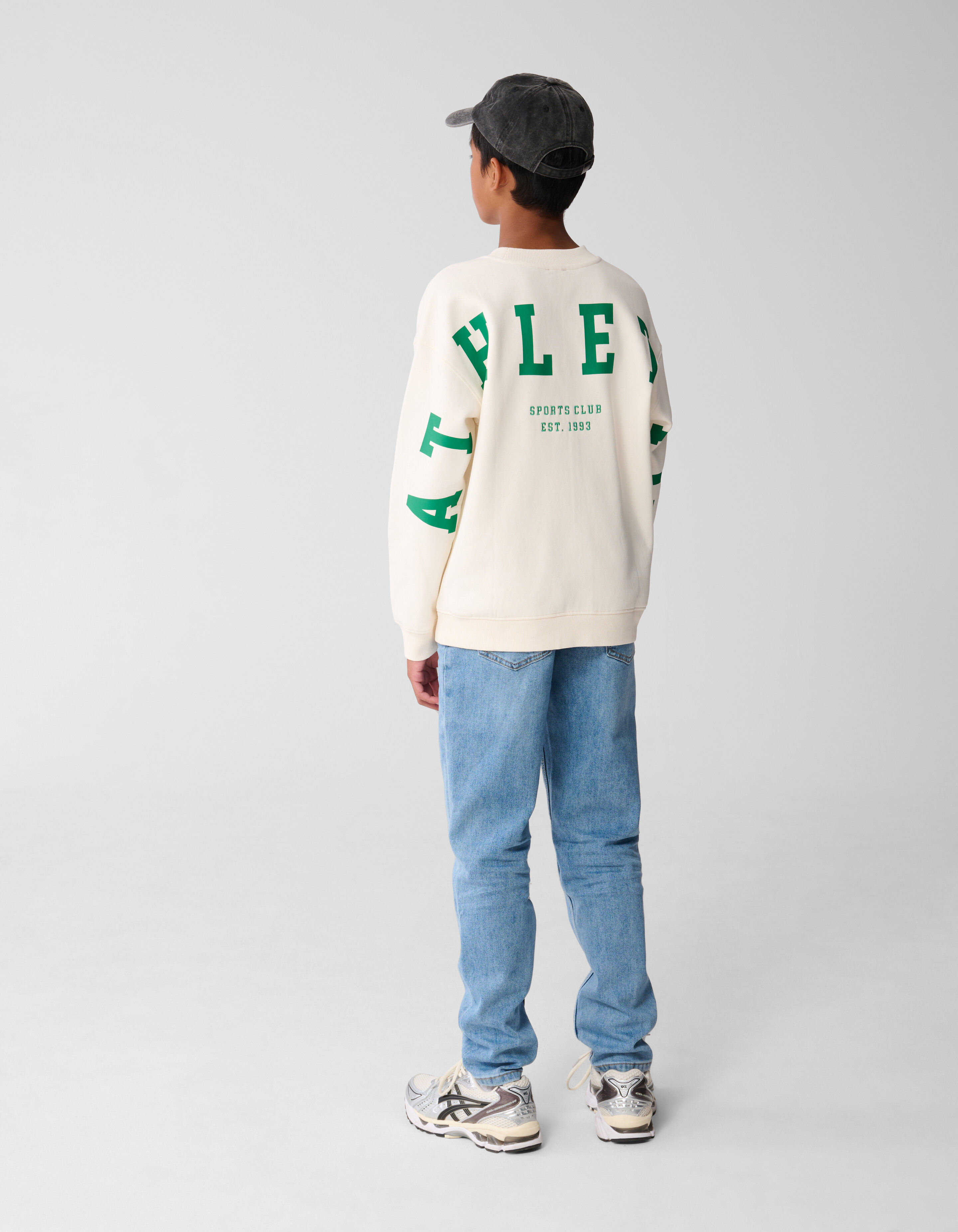 Athletic Artwork Pullover Off White SHOEBY BOYS