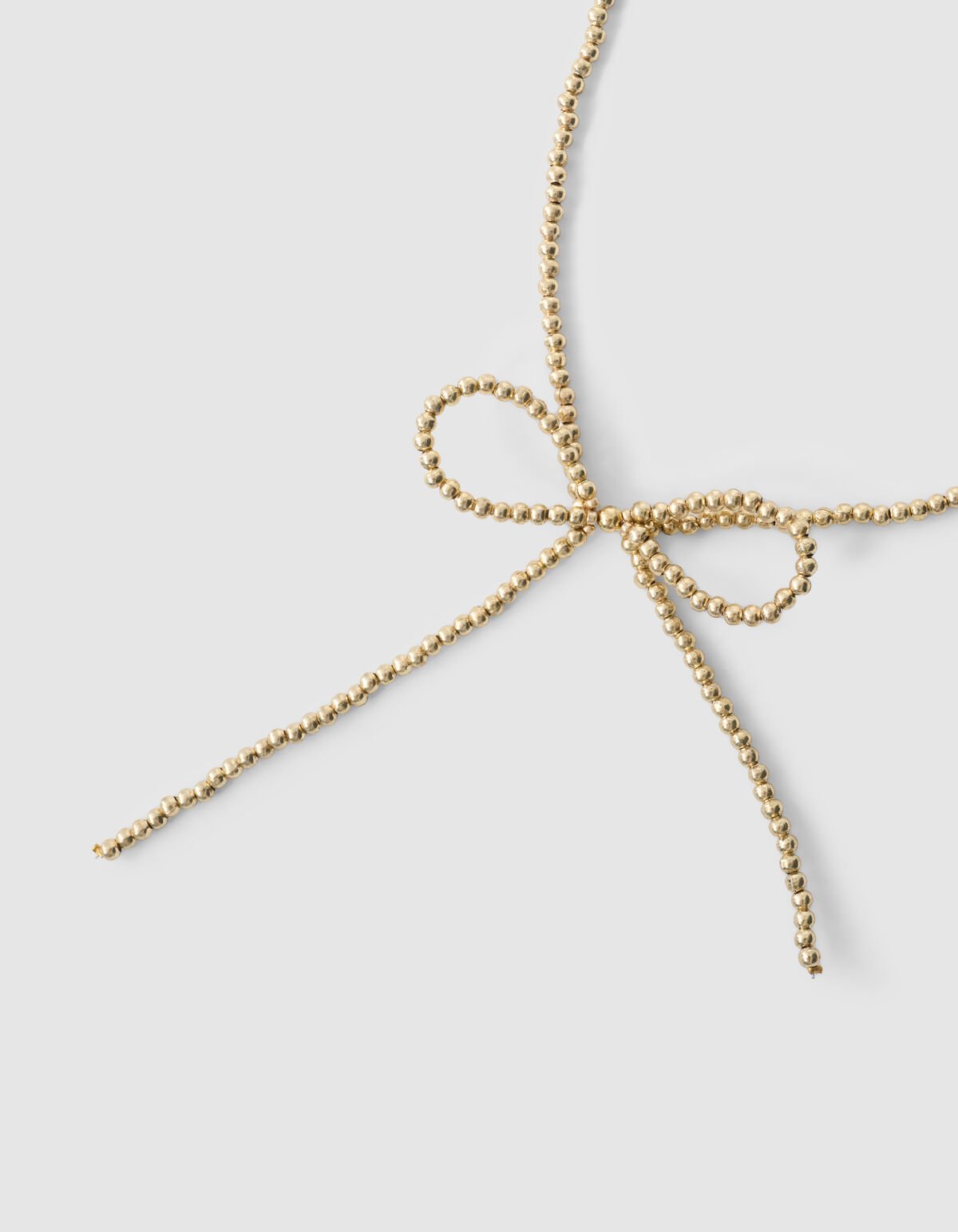 Perlen-Strickkette Gold SHOEBY ACCESSOIRES
