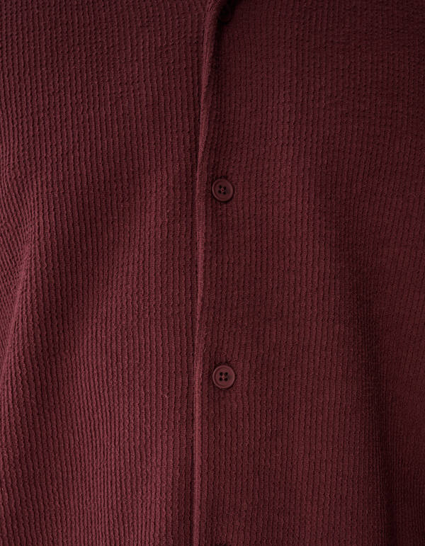 Rippenhemd Dunkelrot SHOEBY MEN