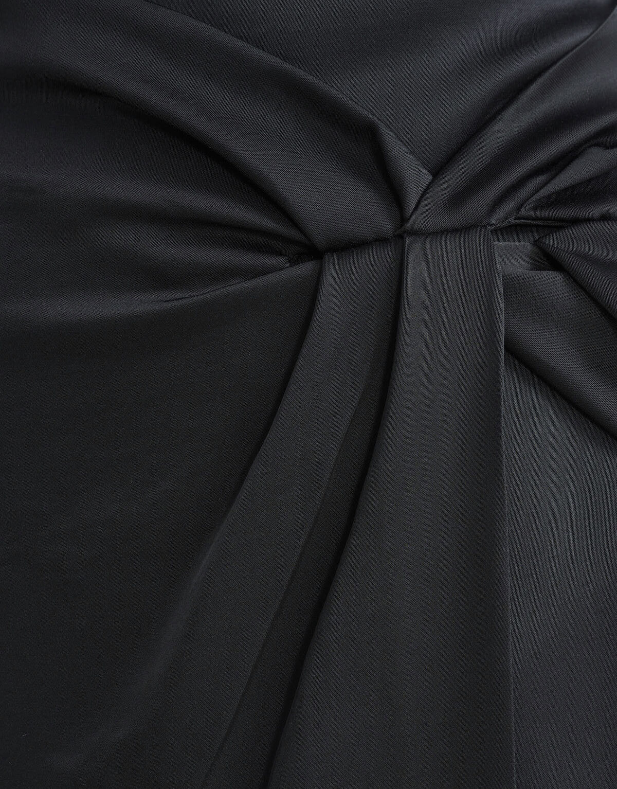 Satin Midirock Schwarz SHOEBY WOMEN