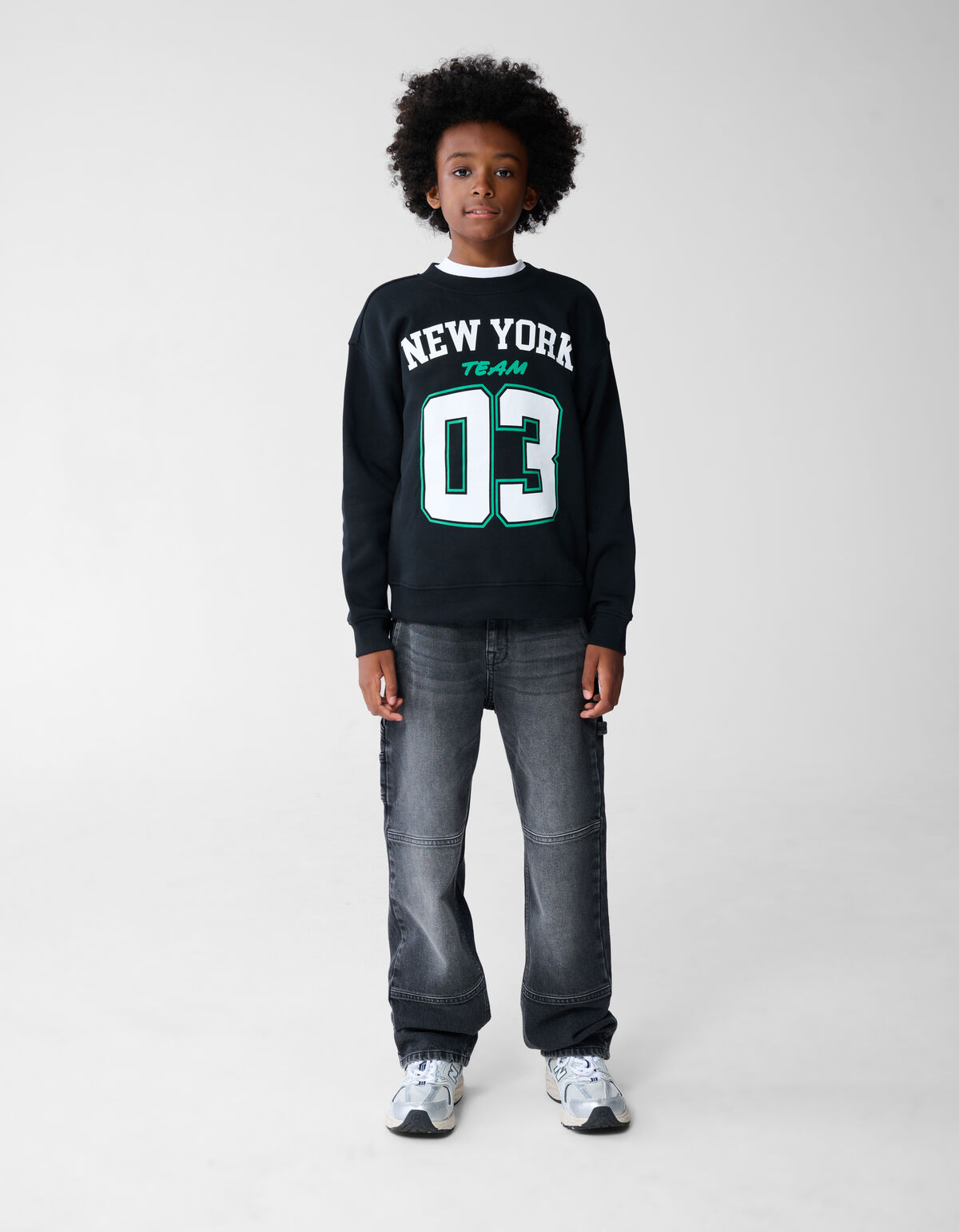 New York Kunst Pullover Schwarz SHOEBY BOYS