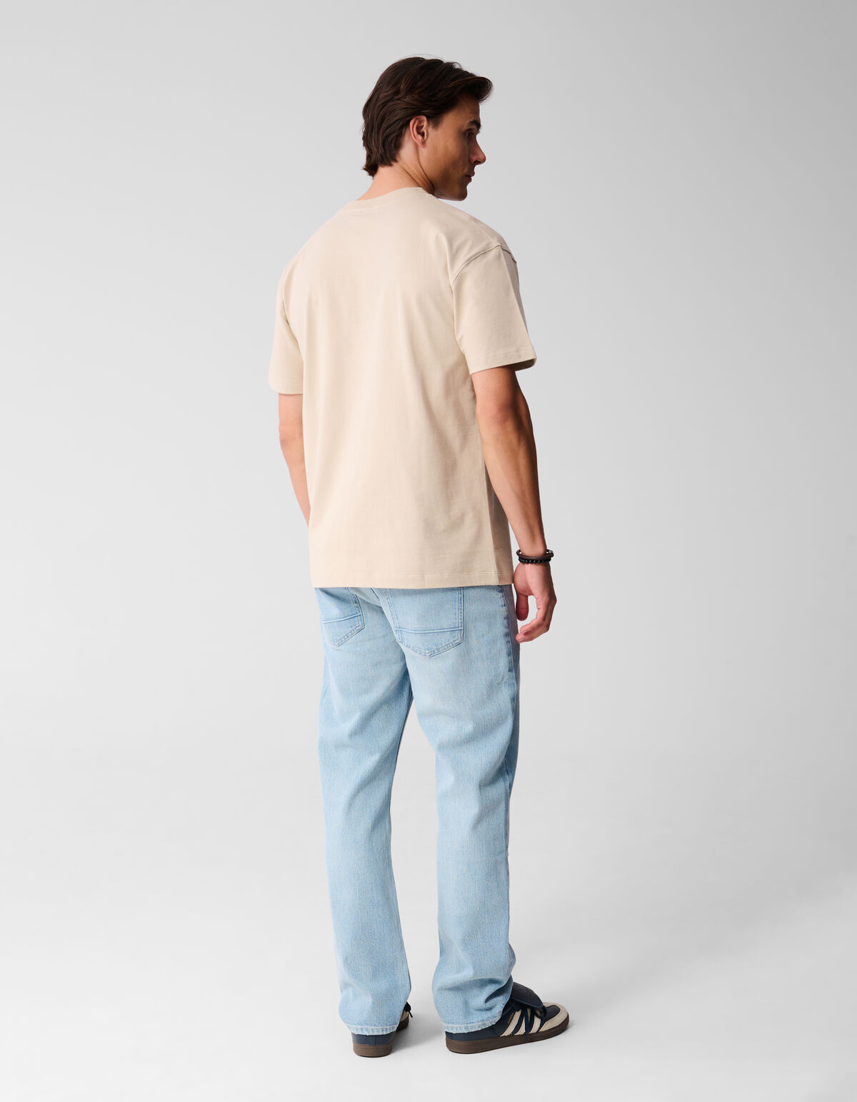 Straight Fit Jeans Gebleicht L32 SHOEBY MEN