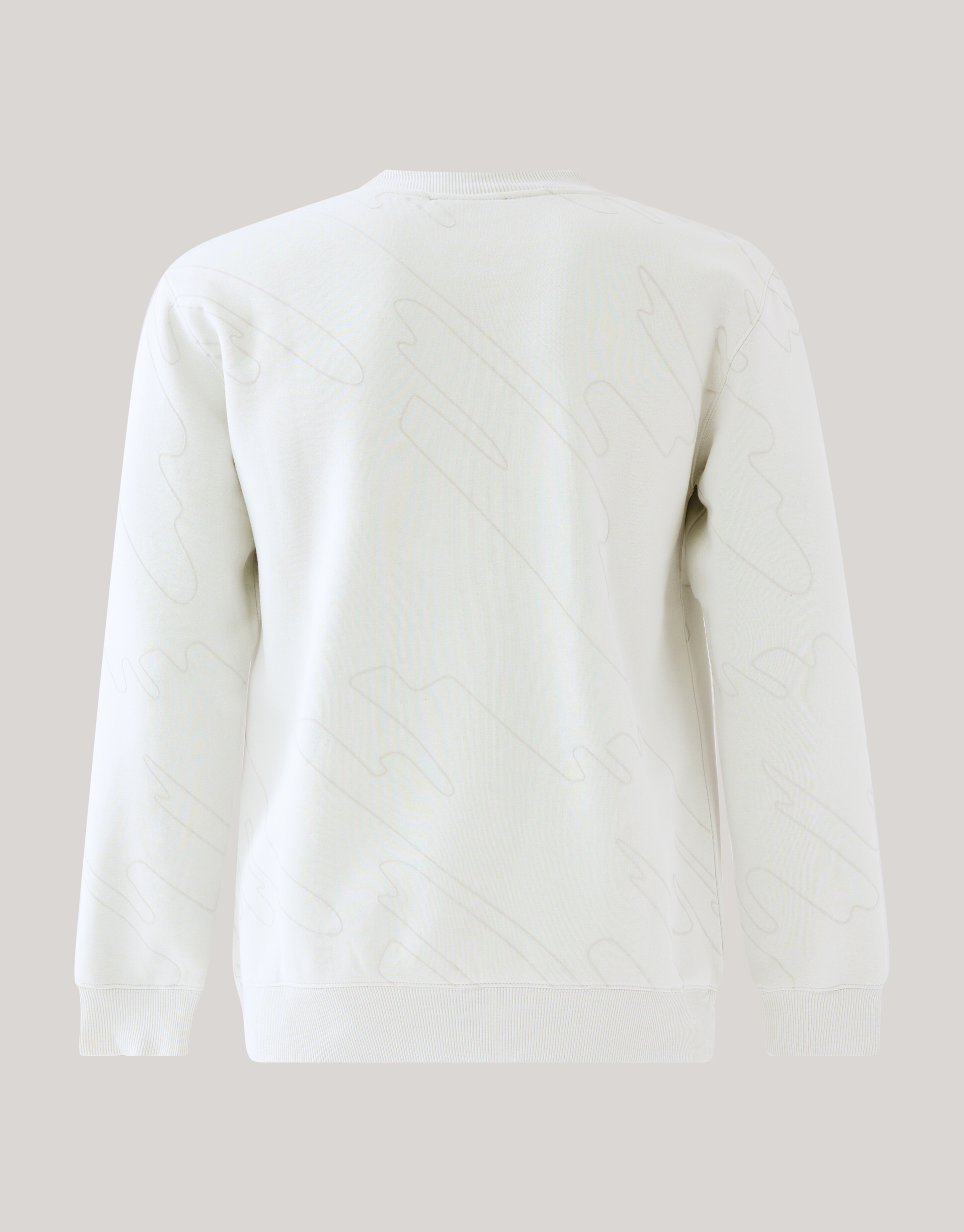 Flockdruck Pullover Hellgrau SHOEBY MEN