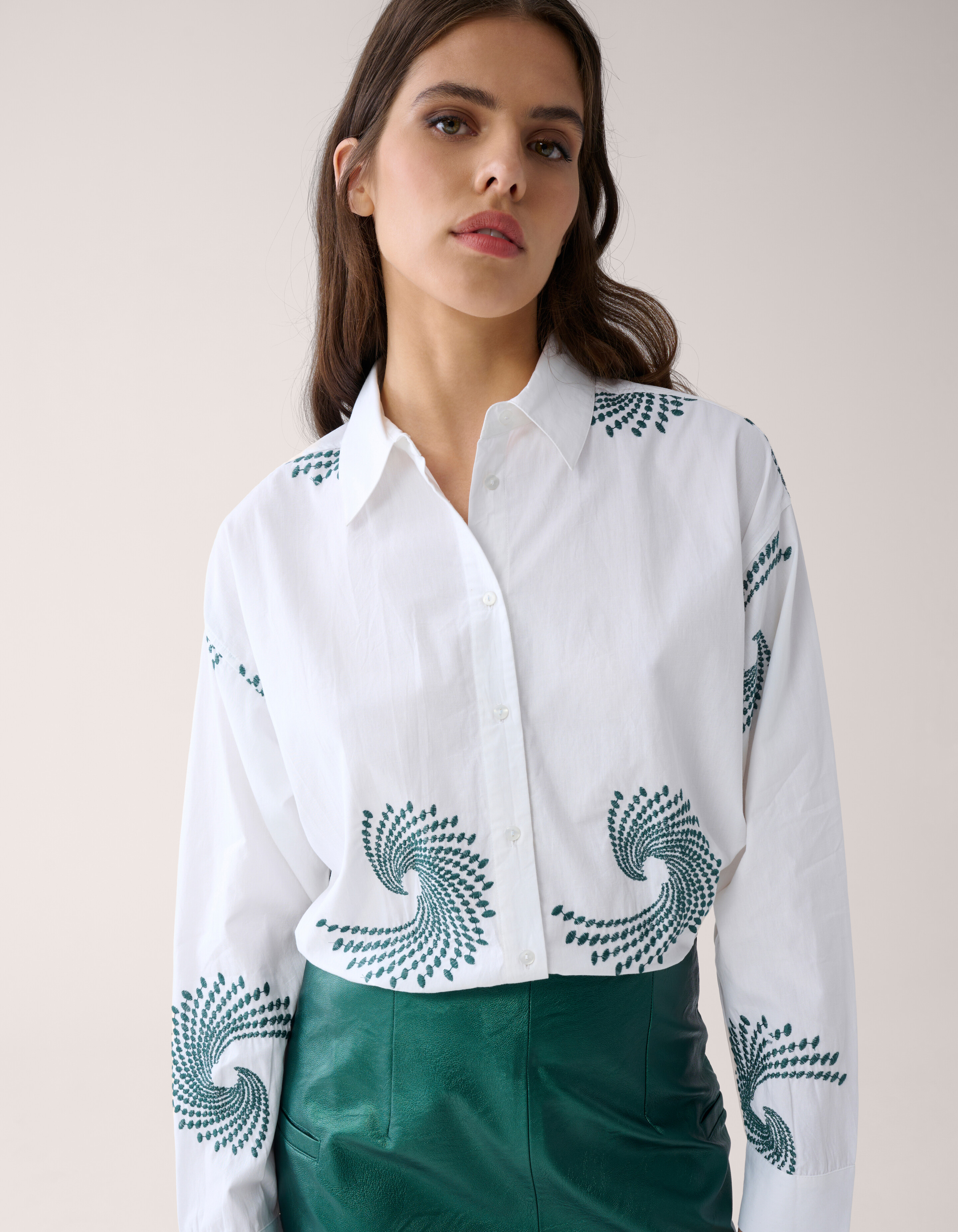 Gestickte Bluse Weiß von Mieke SHOEBY WOMEN