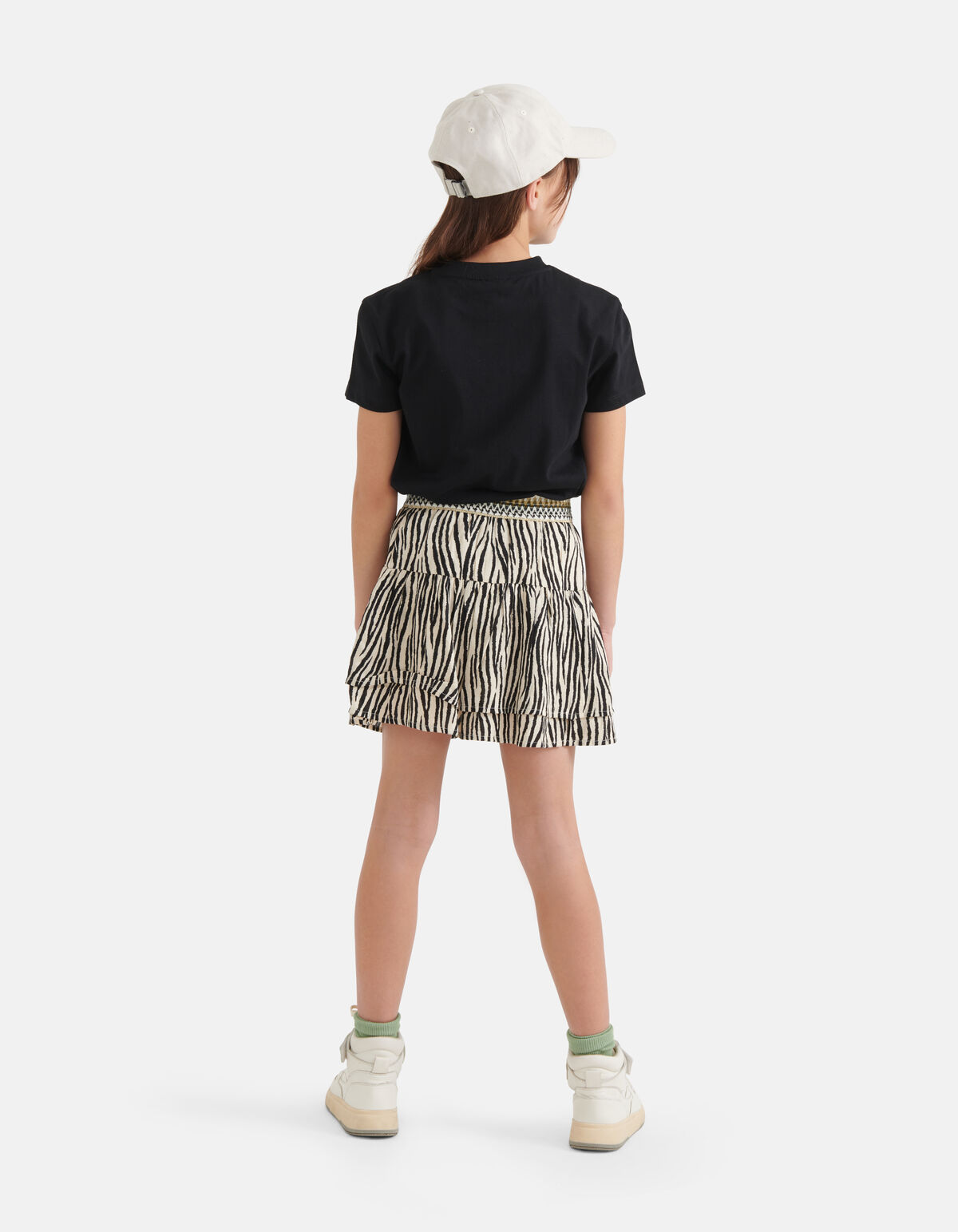 Locker geschnittenes T-Shirt Schwarz SHOEBY GIRLS