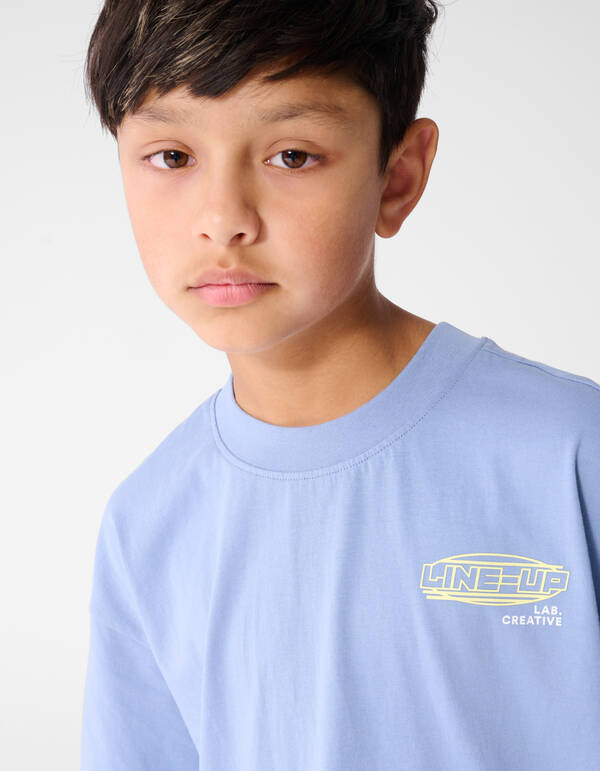 Line Up Artwork T-Shirt Blau SHOEBY BOYS