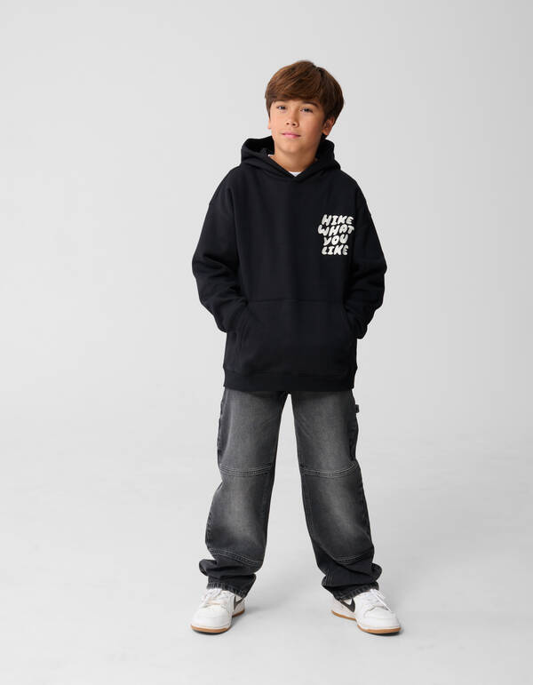 Like Hike Kunstwerk Hoodie Schwarz SHOEBY BOYS