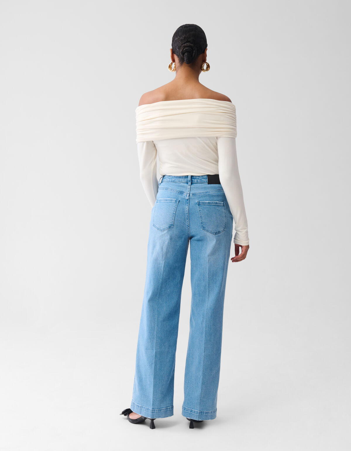 Schulterfreies Top Off White By Fred SHOEBY WOMEN