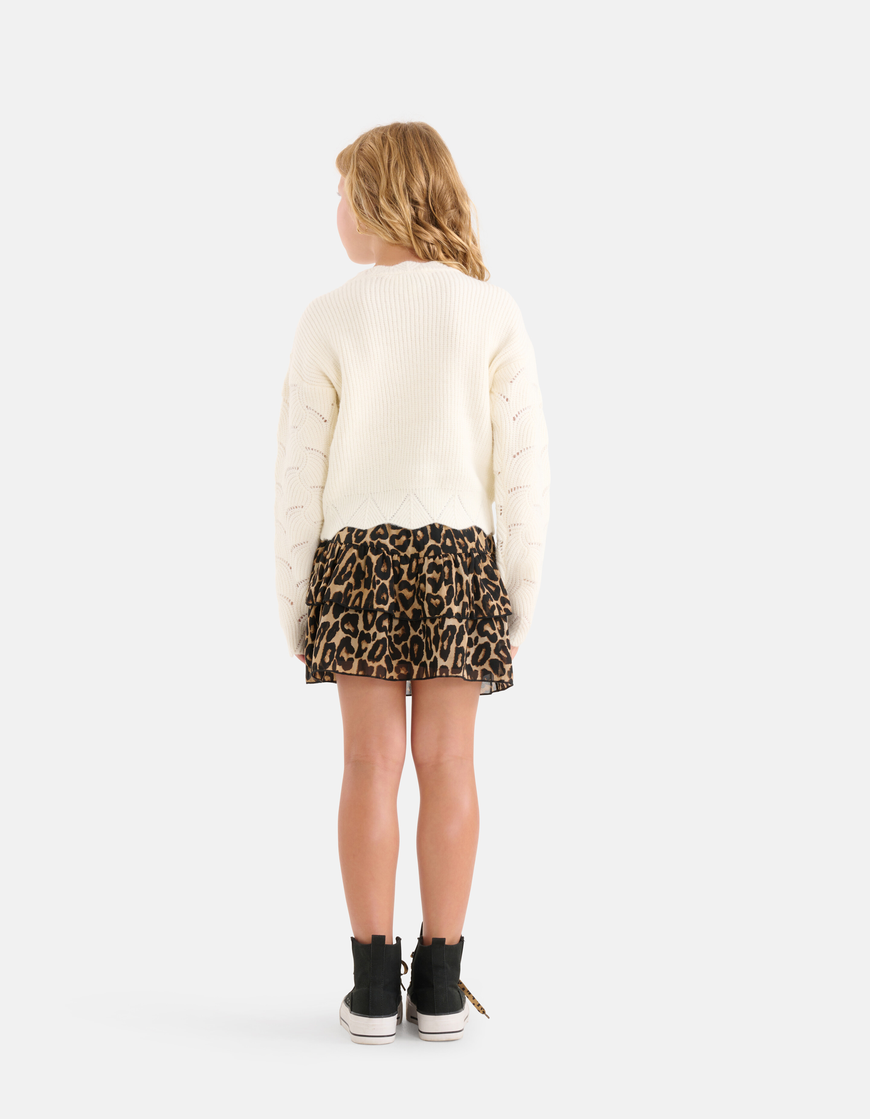 Offener Strickpullover Off White SHOEBY GIRLS