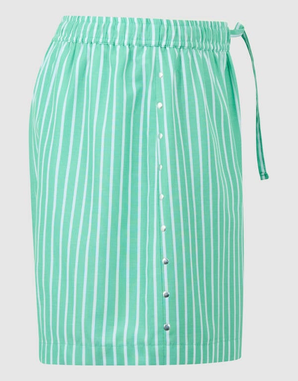 Pinstripe Nieten Kurz Gr&uuml;n SHOEBY GIRLS