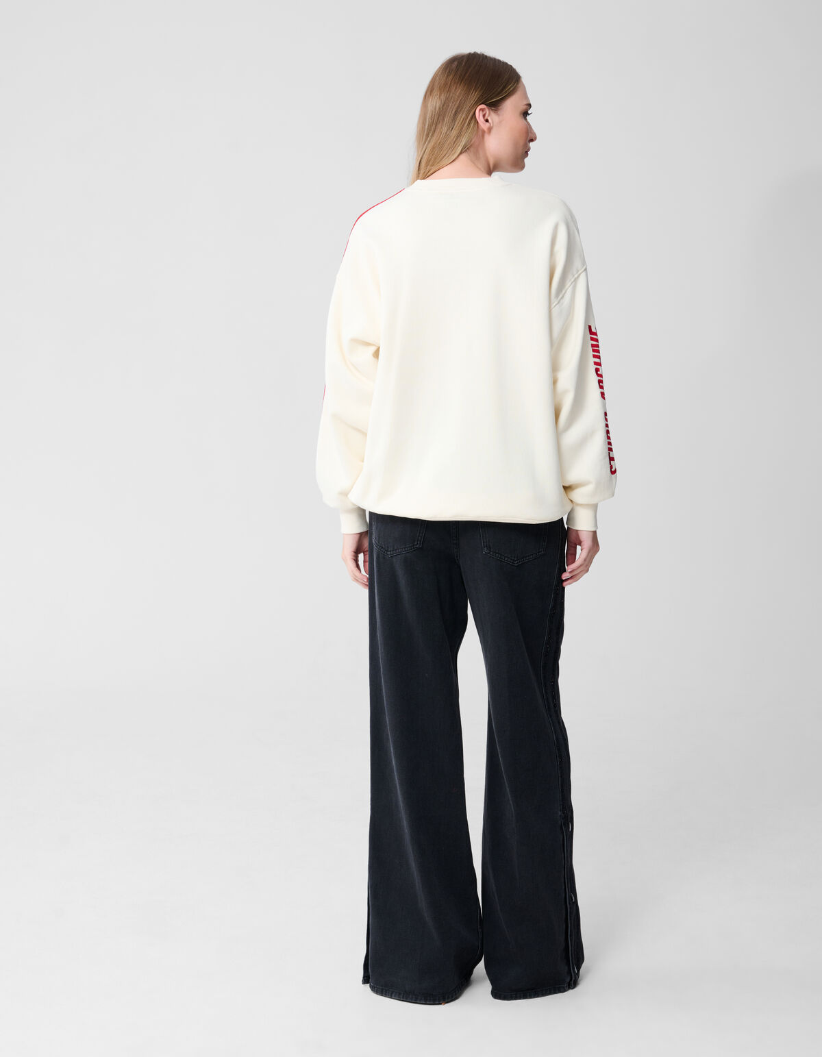 Übergroßer Pullover mit Kirschmotiv Gebrochenes We SHOEBY WOMEN