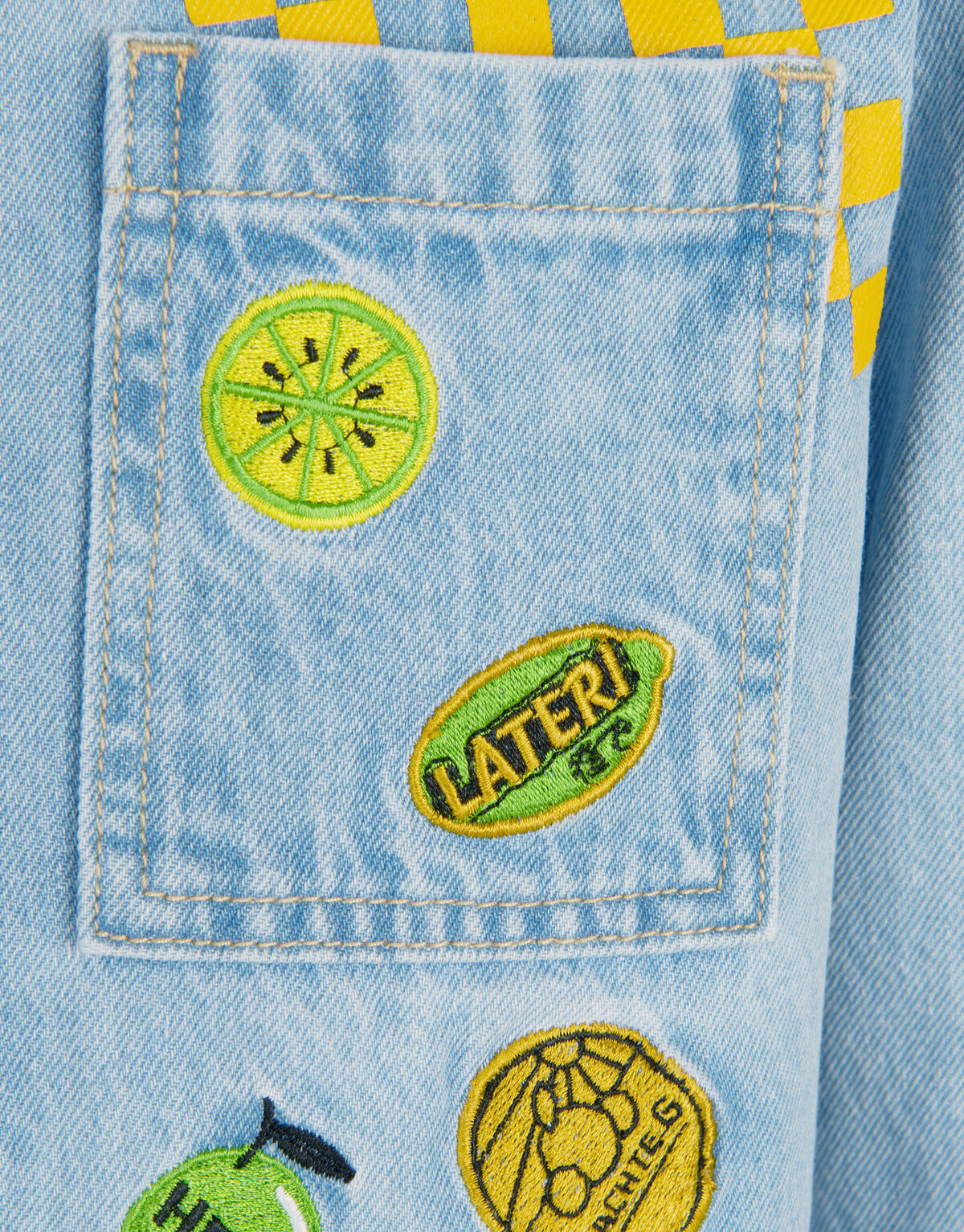 Kunstwerk Denim Overshirt Bleached By Dylan SHOEBY BOYS