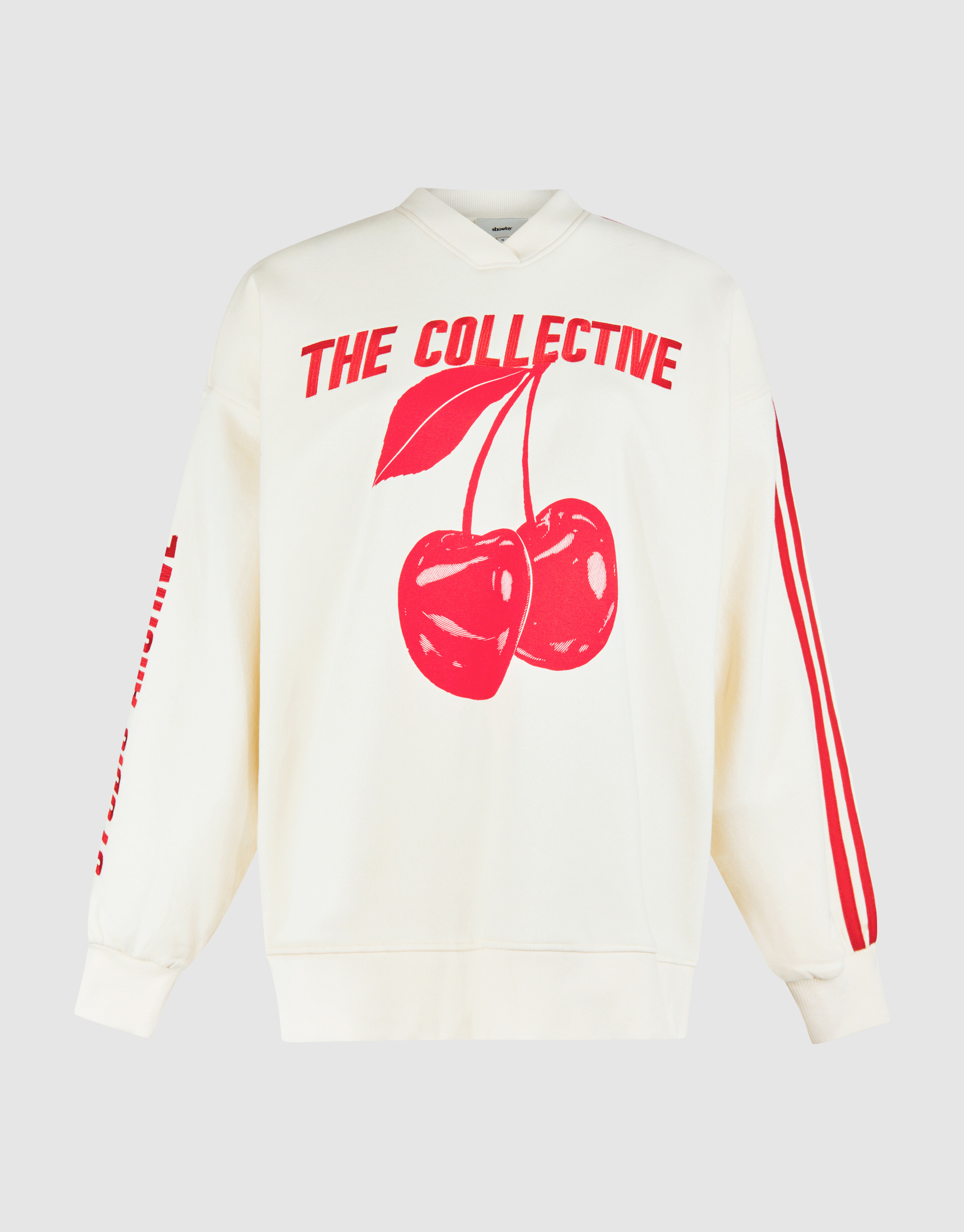 Übergroßer Pullover mit Kirschmotiv Gebrochenes We SHOEBY WOMEN