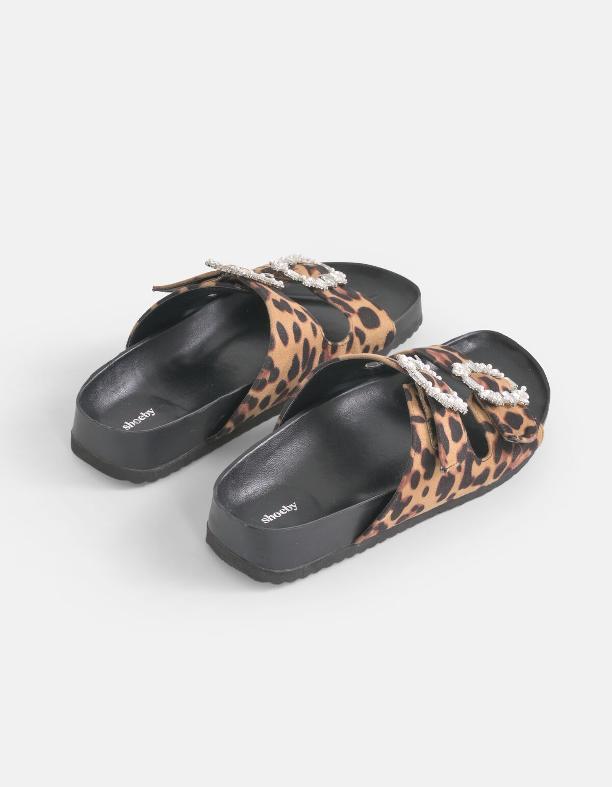 Leoparden-Sandalen Braun SHOEBY SHOES