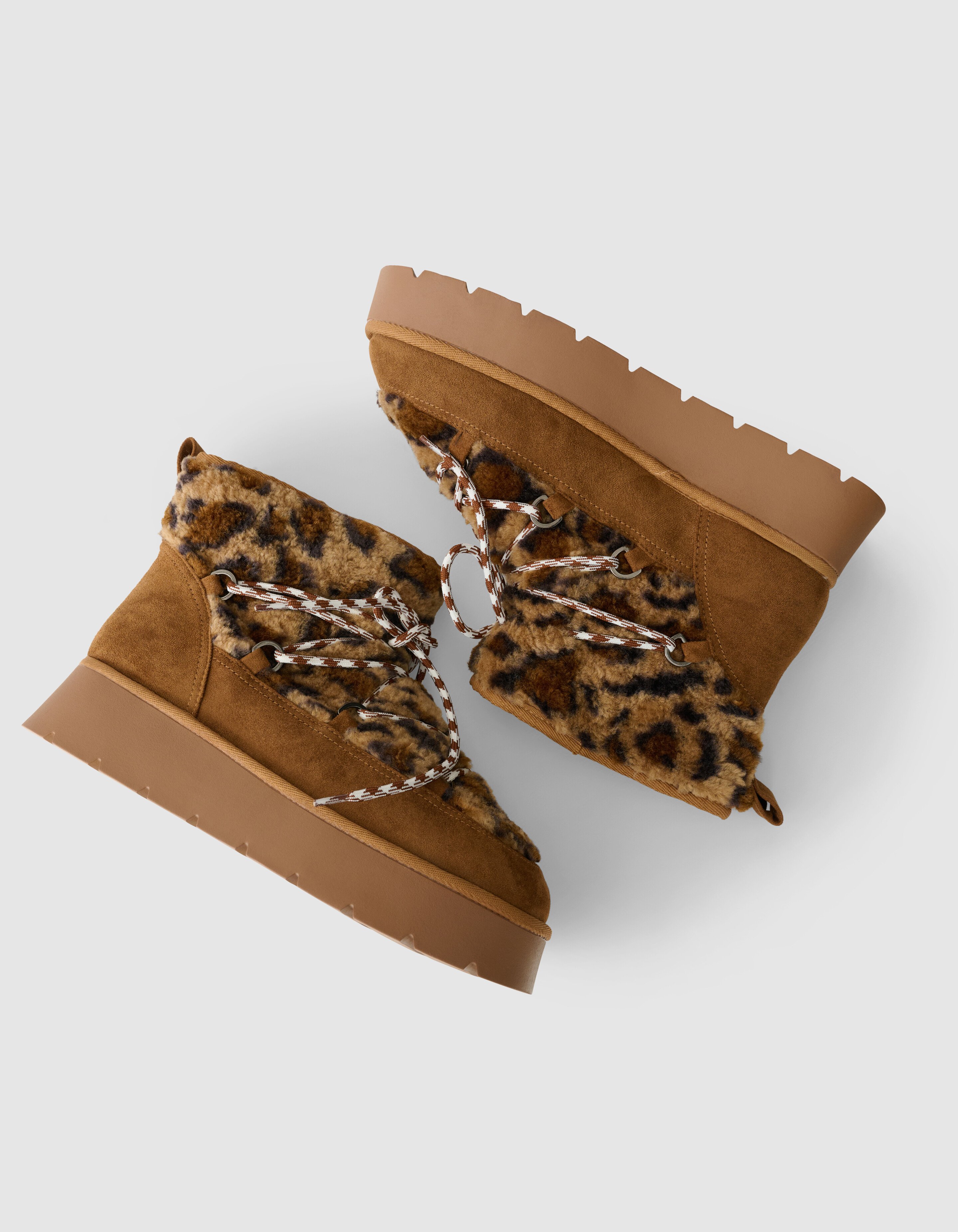 Leopard Stiefeletten Braun SHOEBY SHOES