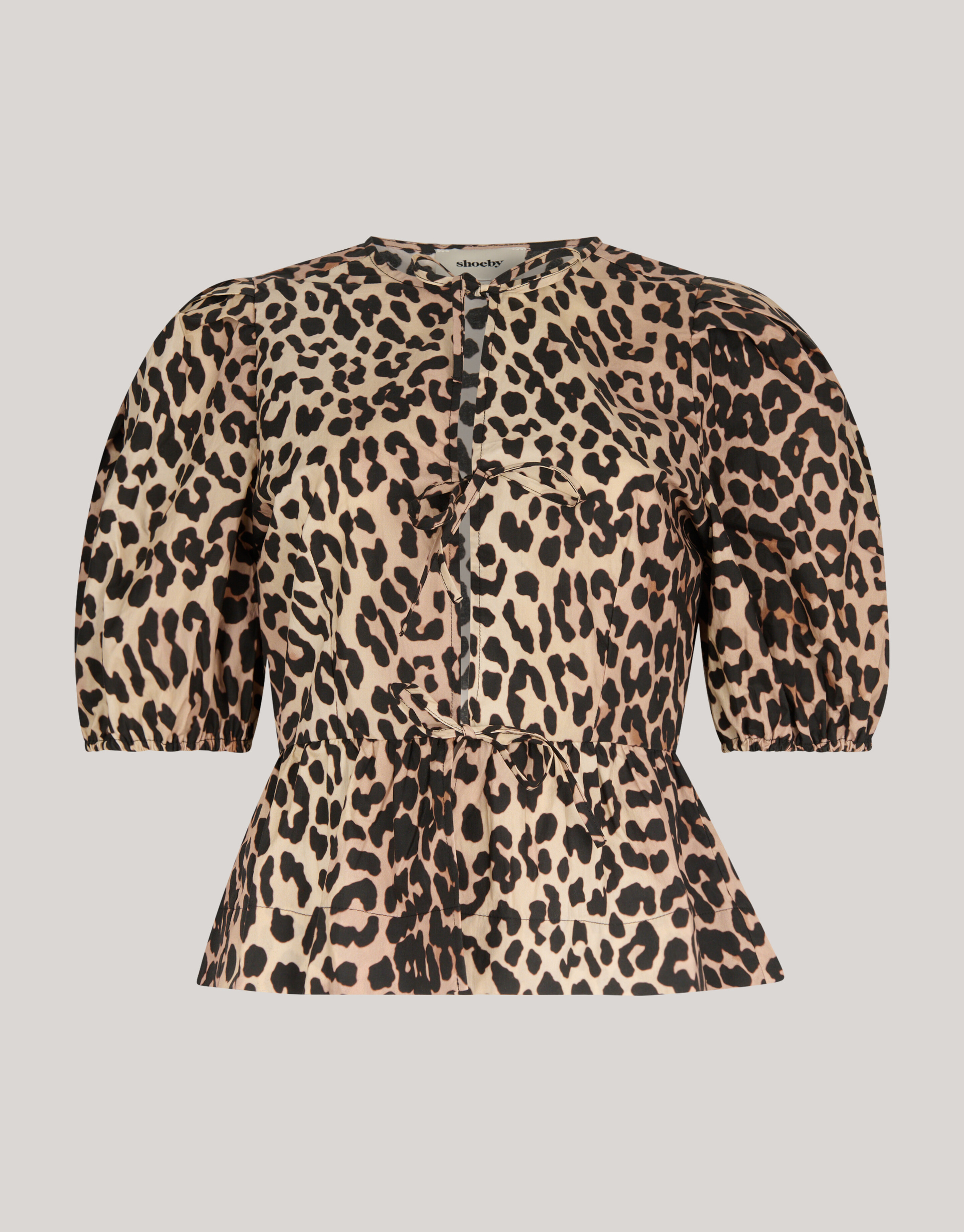 Leoparden-Schleifen-Top SHOEBY WOMEN