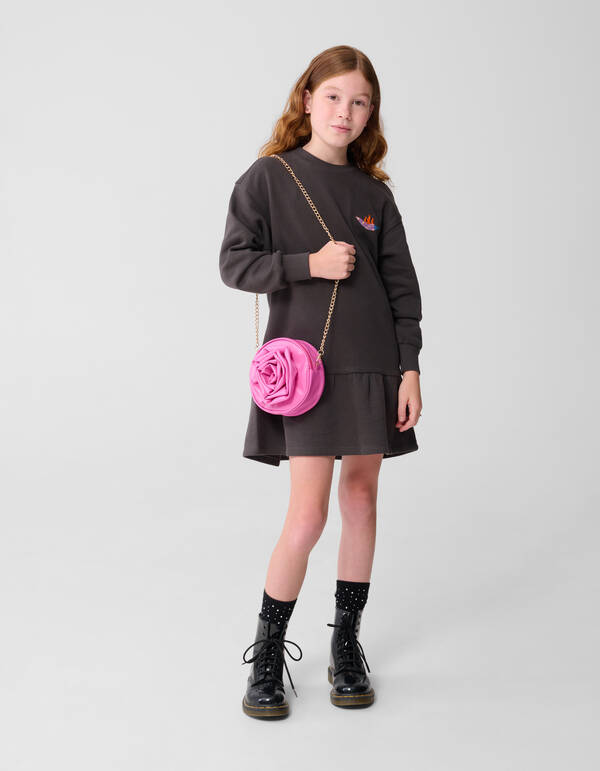 Rocky Sweatkleid Dunkelgrau SHOEBY GIRLS