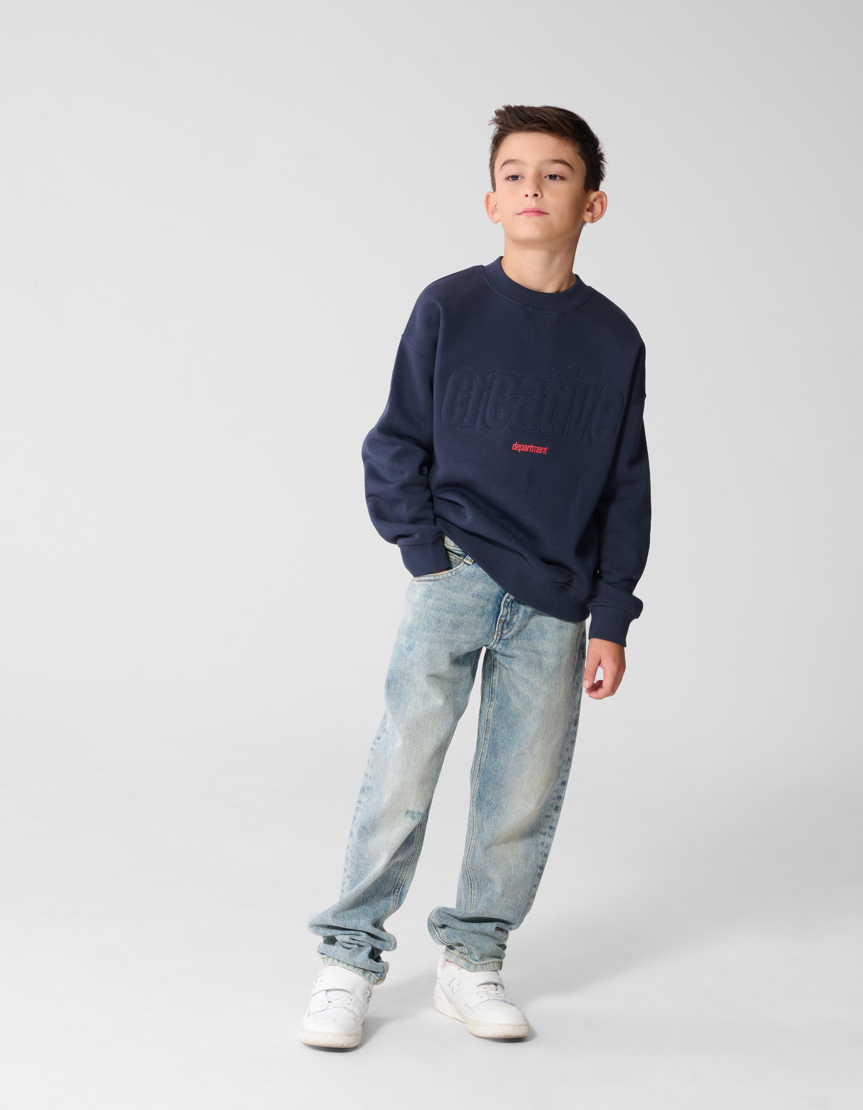 Creative Sweater Dunkelblau SHOEBY BOYS