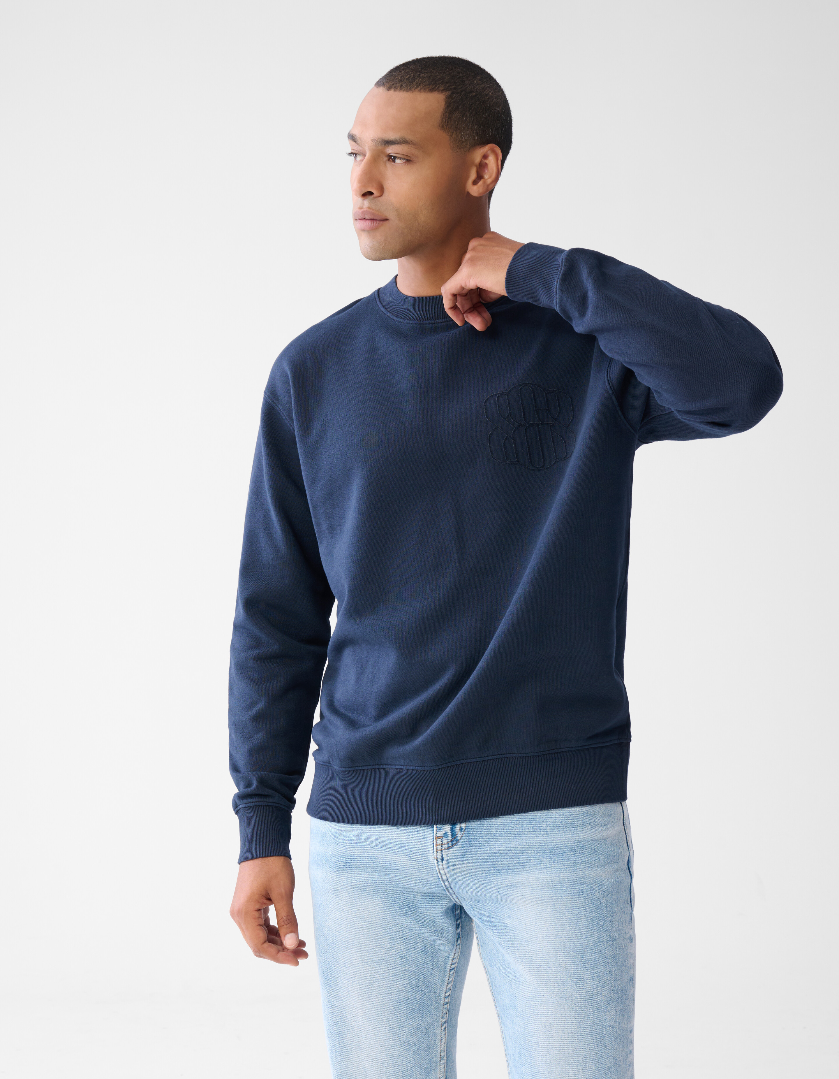 Artwork Pullover Dunkelblau SHOEBY MEN