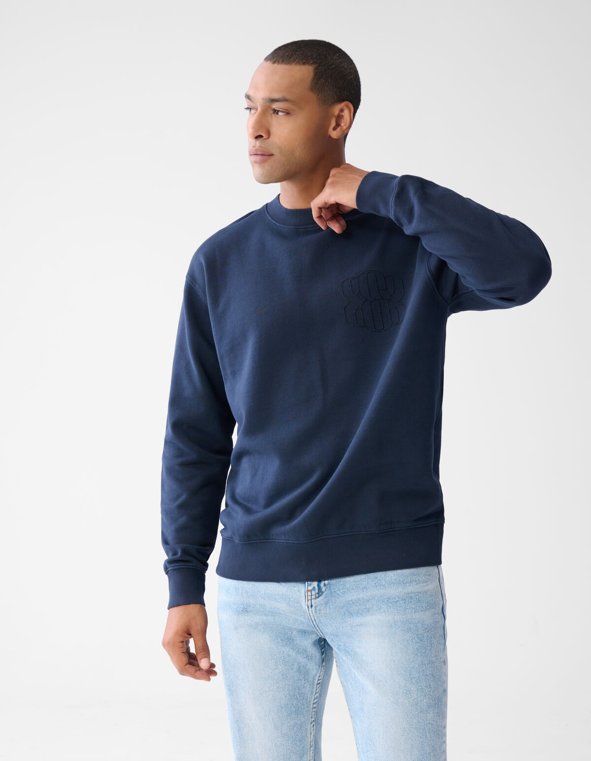 Artwork Pullover Dunkelblau SHOEBY MEN
