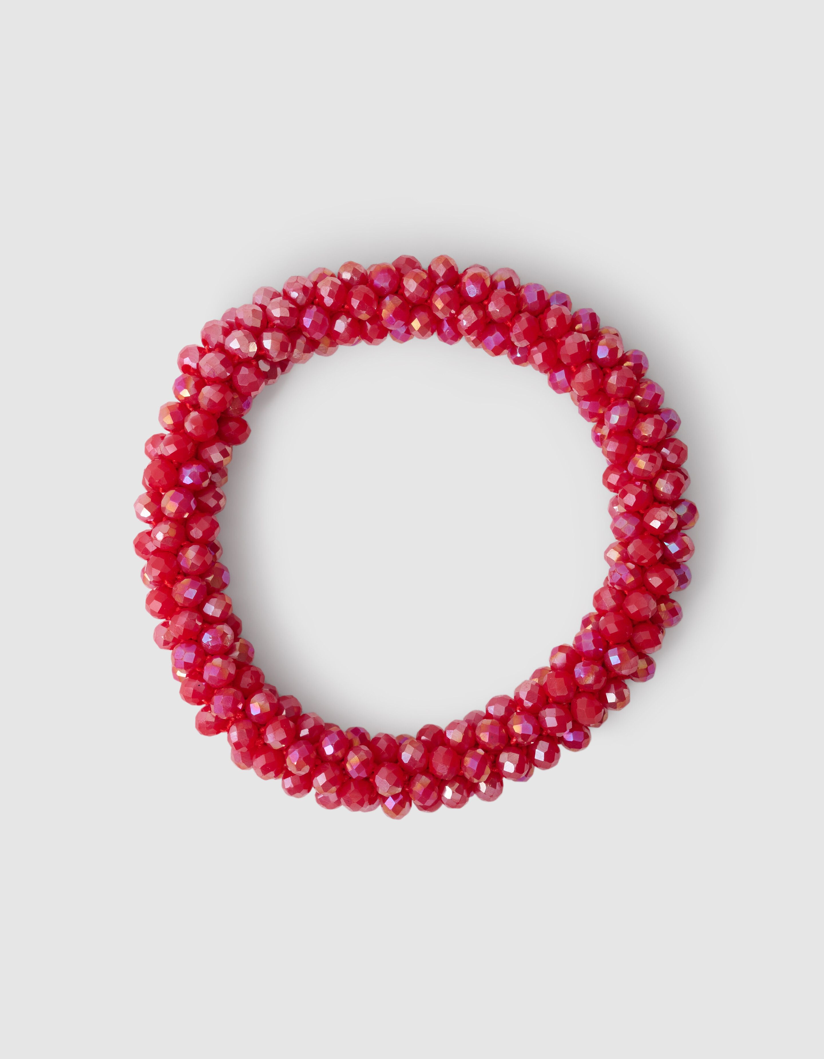 Perlen-Haargummi Rot SHOEBY ACCESSOIRES