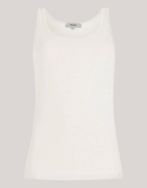 Basic Top Offwhite Eksept