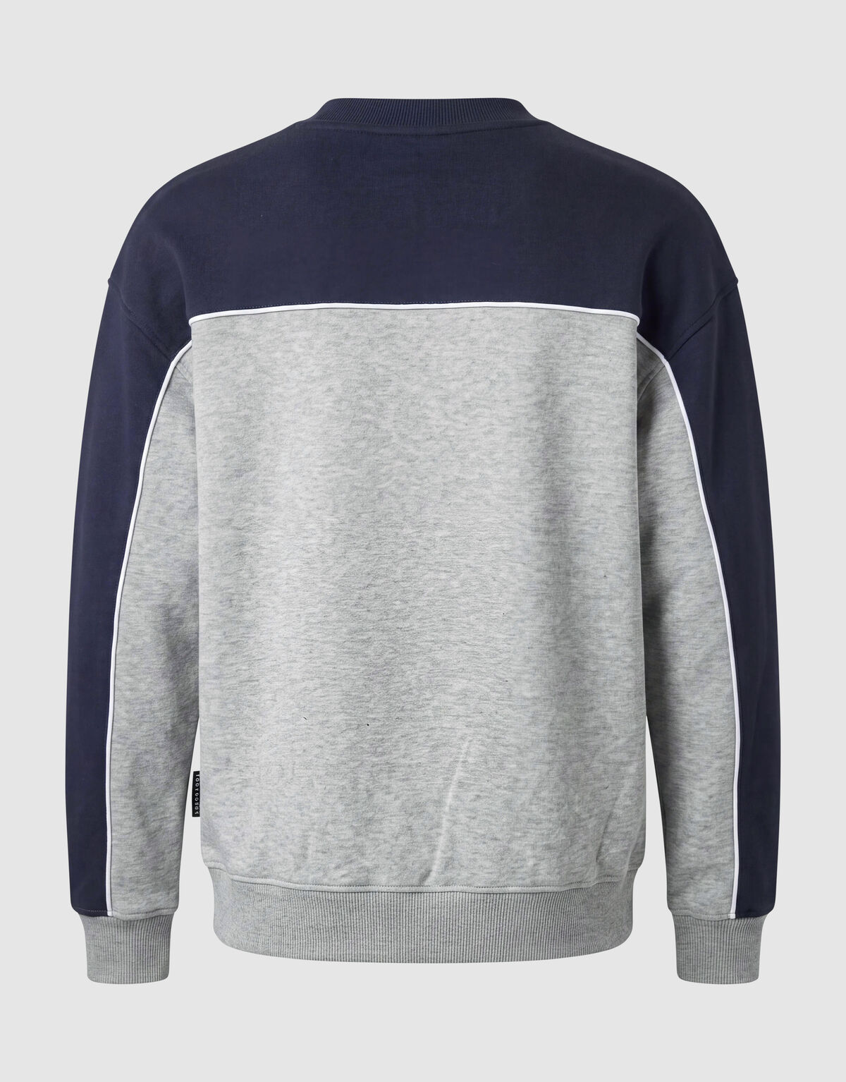 Oversized-Pullover mit Paspelierung grau/dunkelbl SHOEBY BOYS