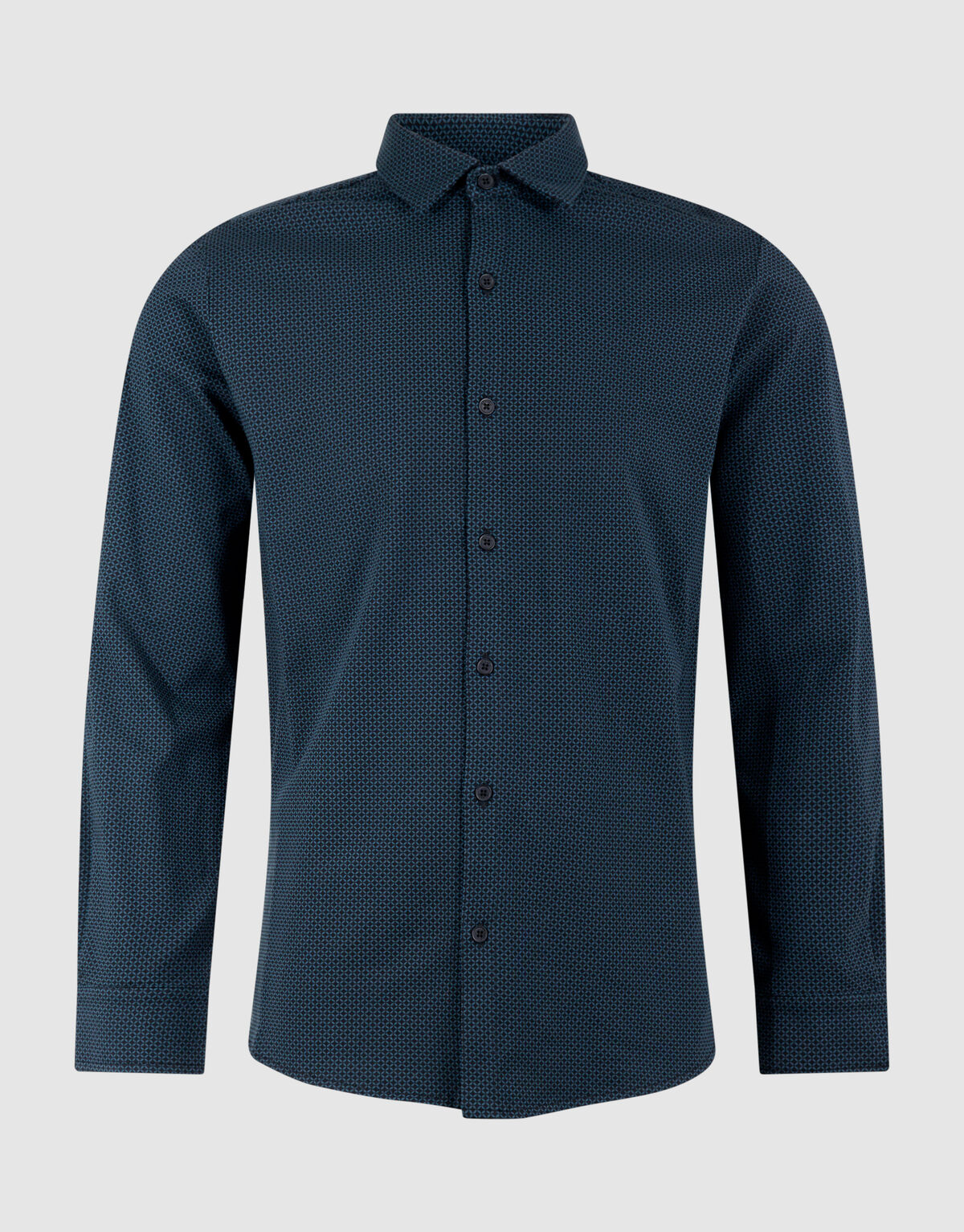 Printed Logo Hemd Dunkelgrün SHOEBY MEN