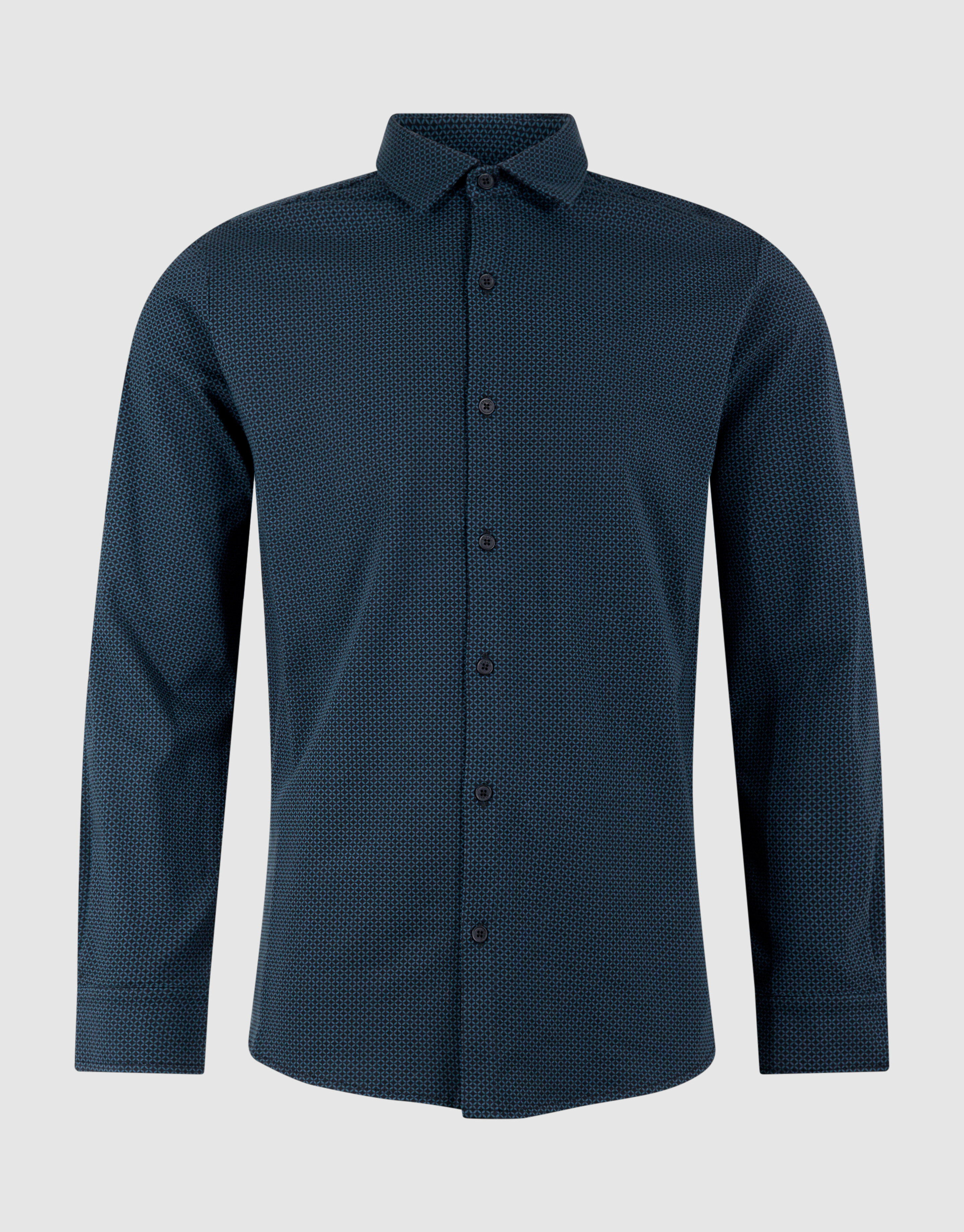 Printed Logo Hemd Dunkelgrün SHOEBY MEN