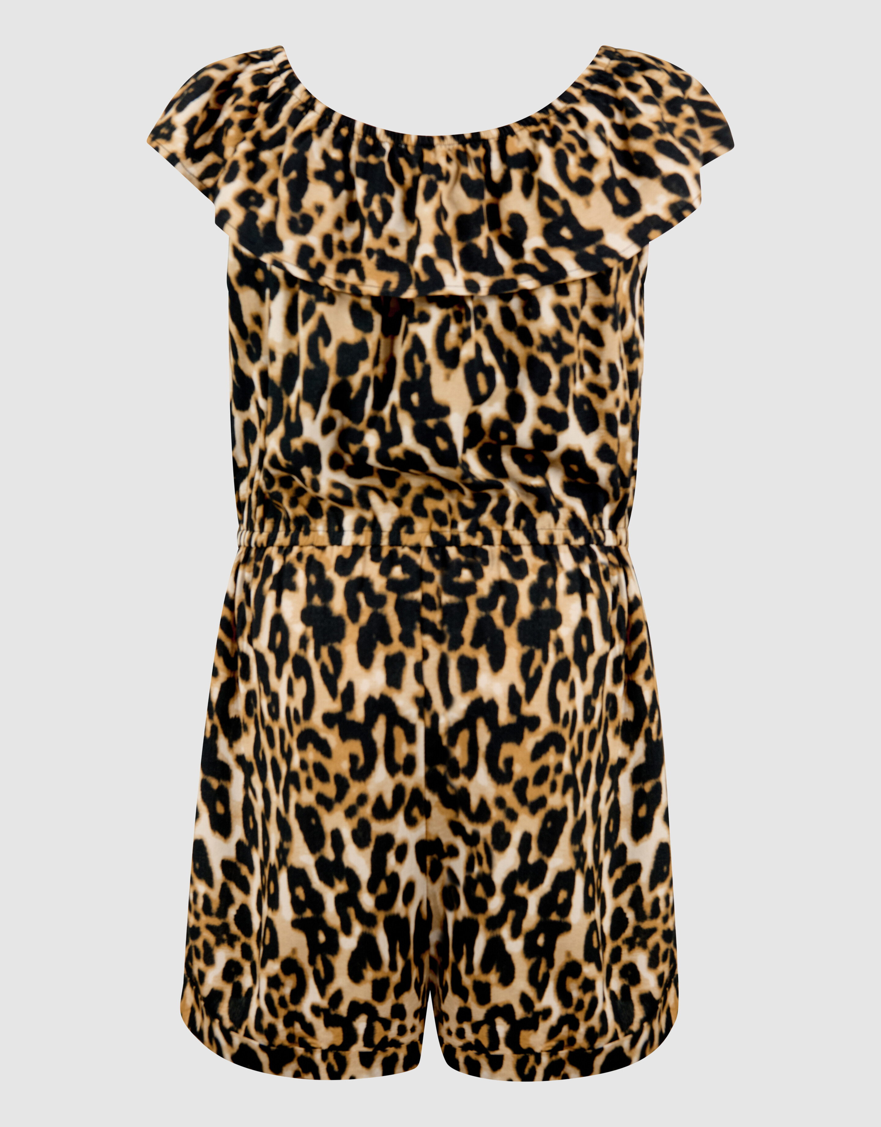 Star Leopard Jumpsuit Hellbraun SHOEBY GIRLS