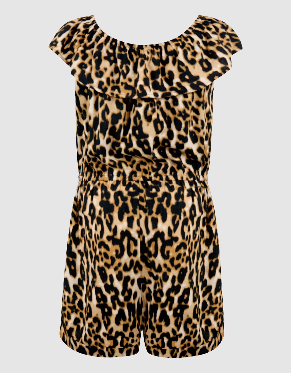Star Leopard Jumpsuit Hellbraun SHOEBY GIRLS