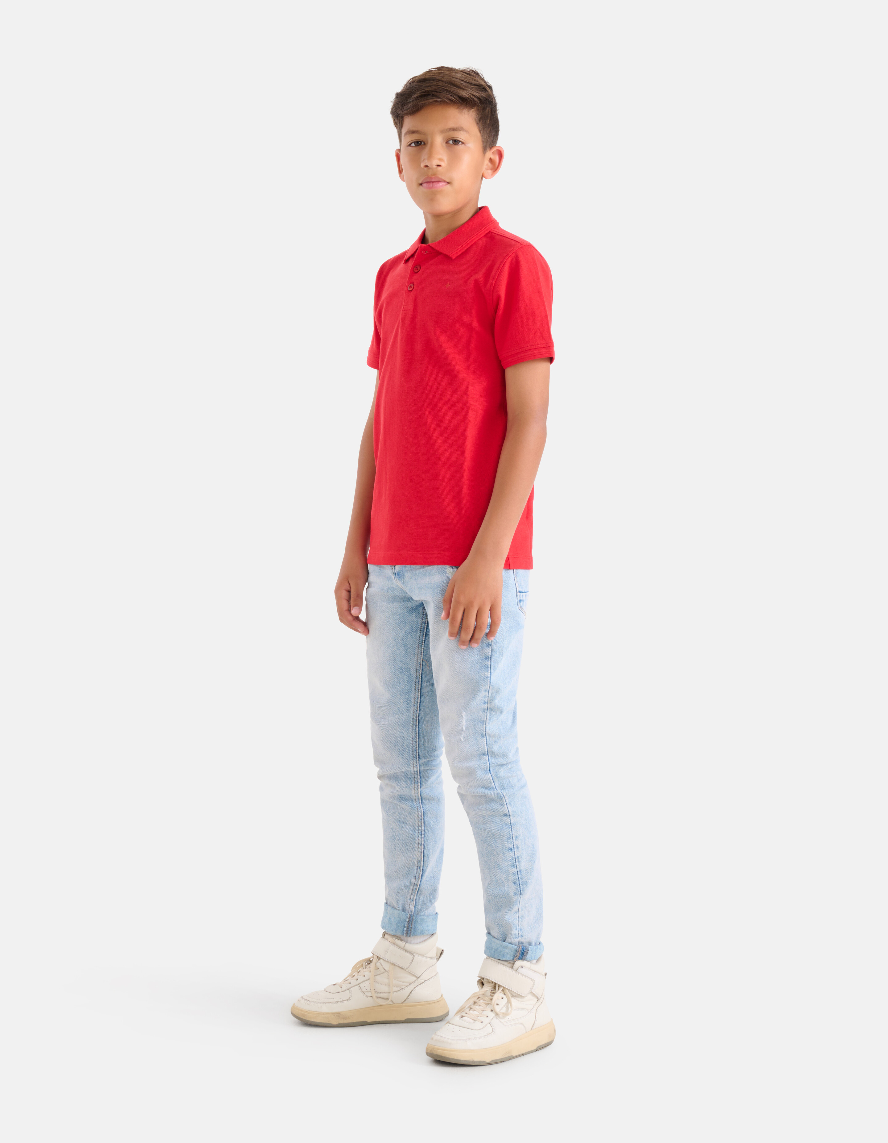 Basic Polo Rot SHOEBY BOYS