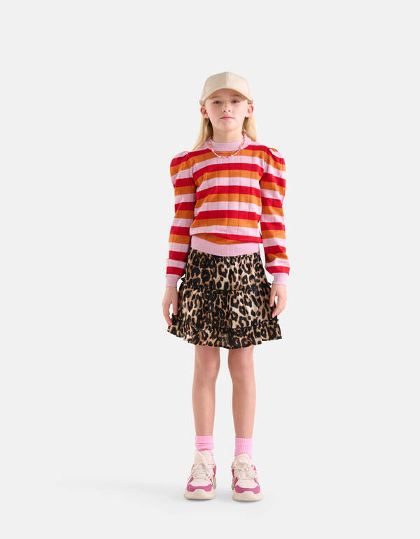 Leopardenrock Braun SHOEBY GIRLS