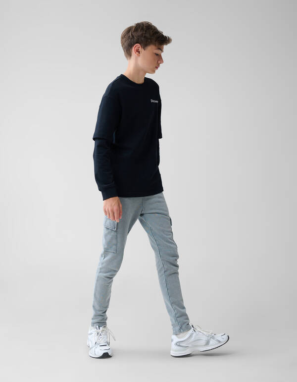 Acid Washed Cargo-Hose SHOEBY BOYS