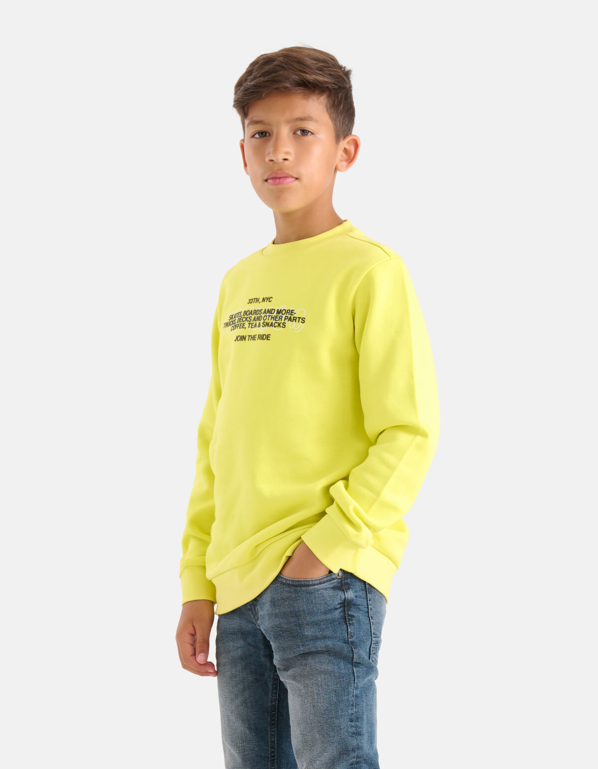 Print Pullover Gelb SHOEBY BOYS
