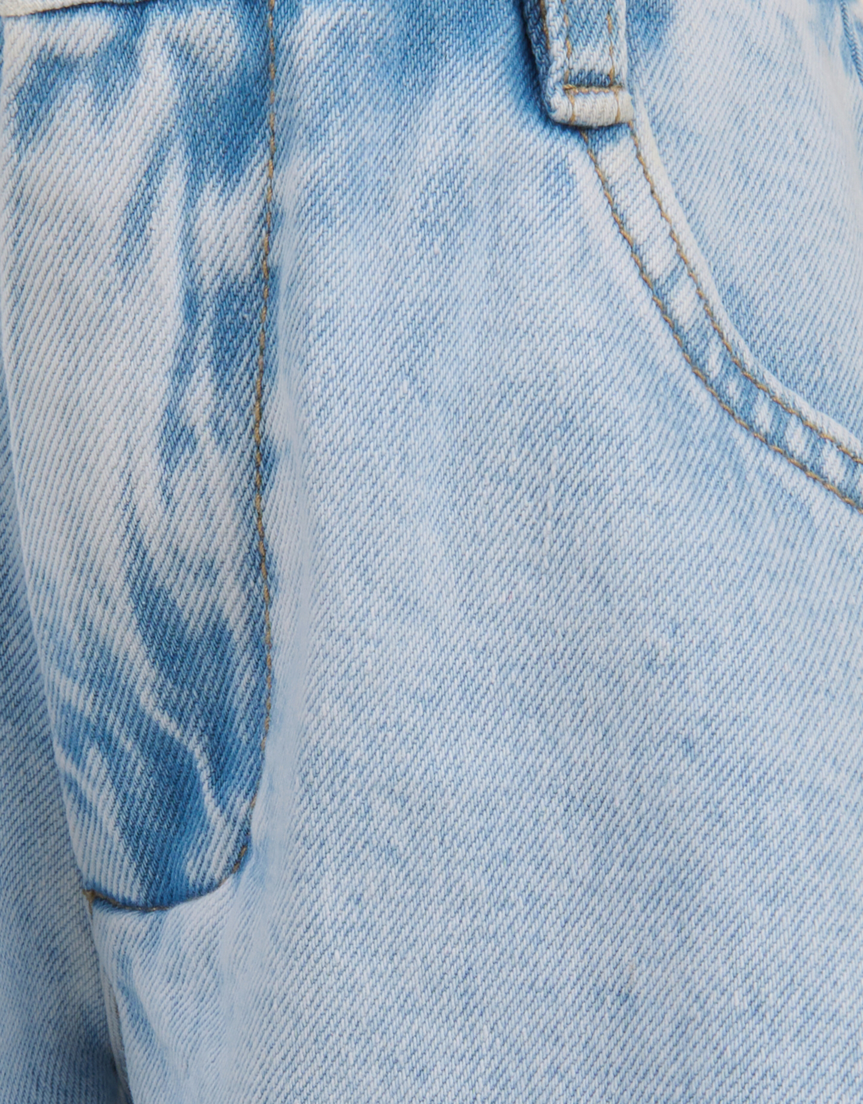 Weite Denim-Shorts Hellblau SHOEBY GIRLS